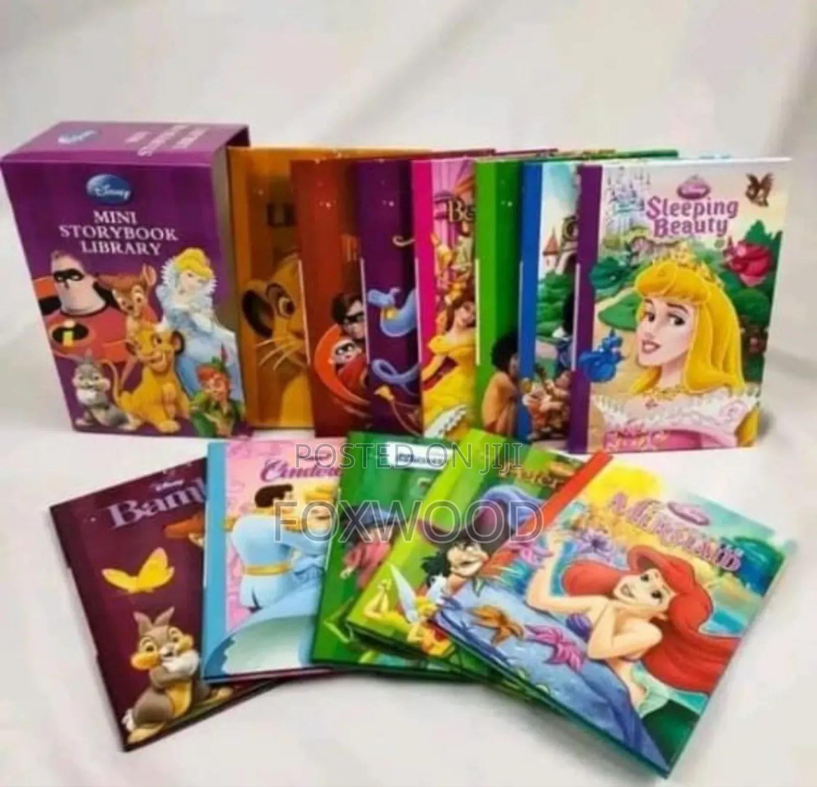 Disney Mini Story Book Library for Kids Set of 12