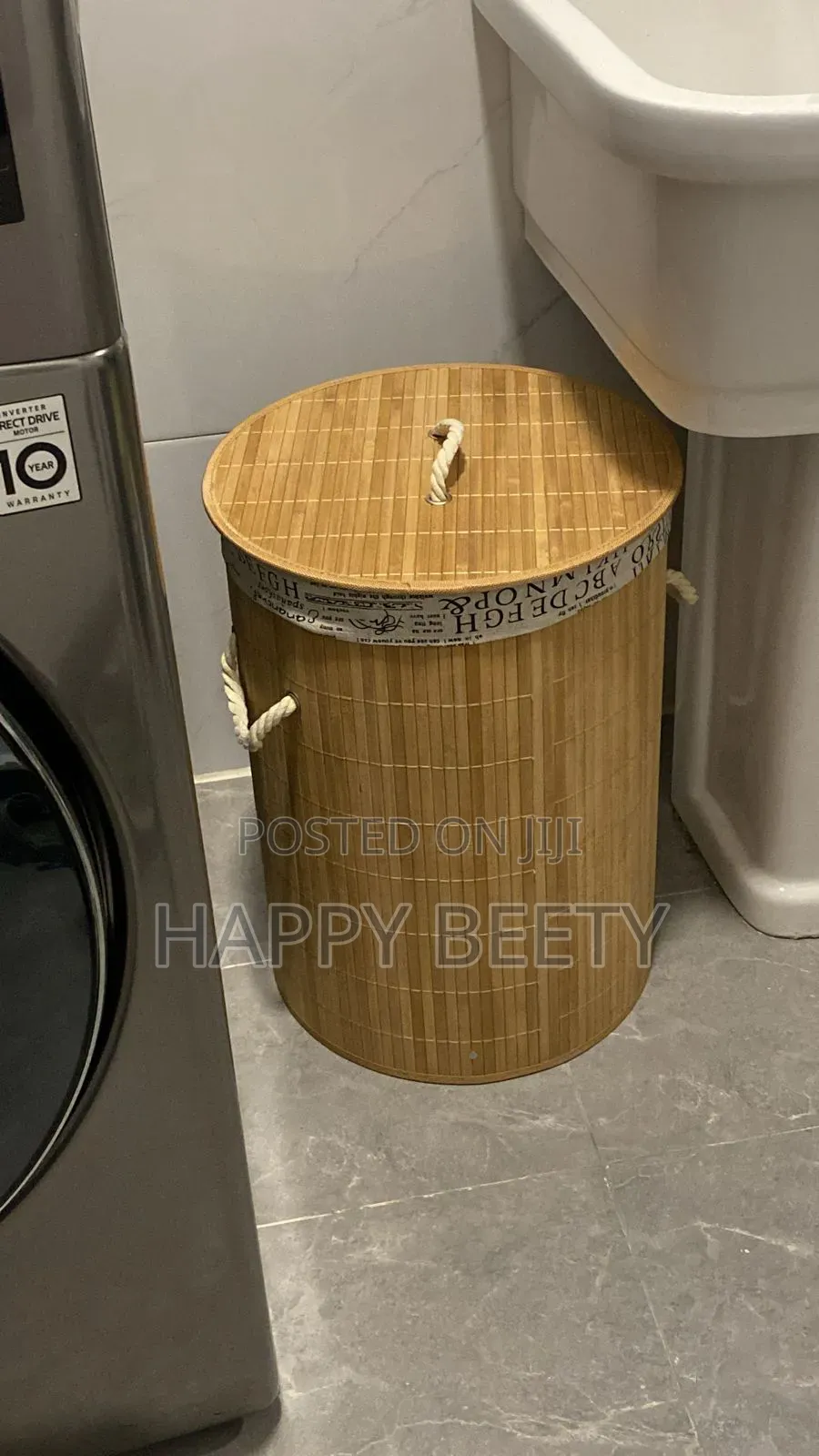 Large Eco Friendly Bamboo Laundry Basket