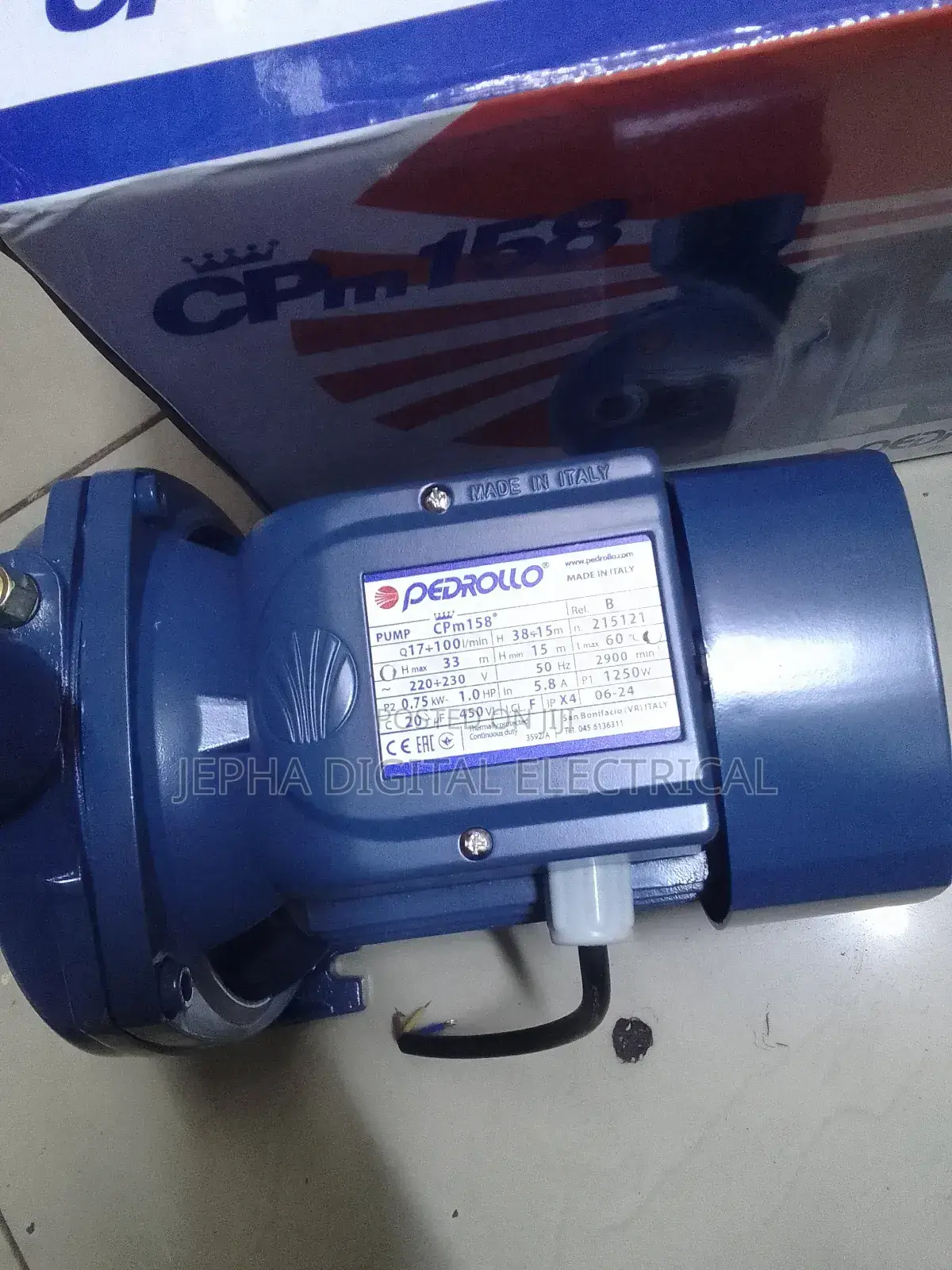 Pedrollo Booster Pump 1hp