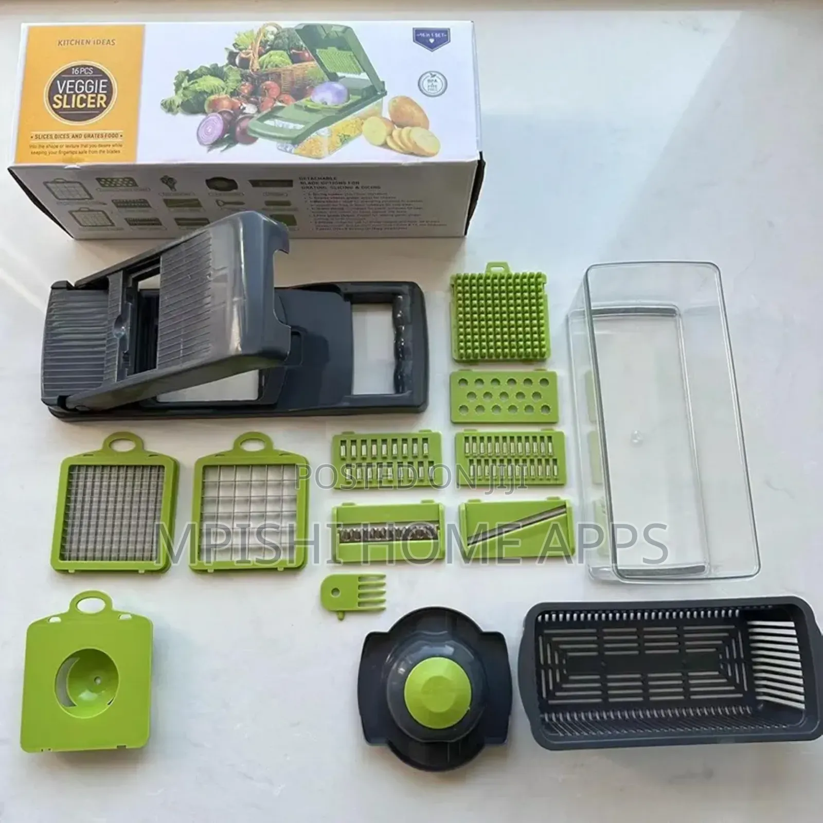 16pc Vegetable Slicer Cutter