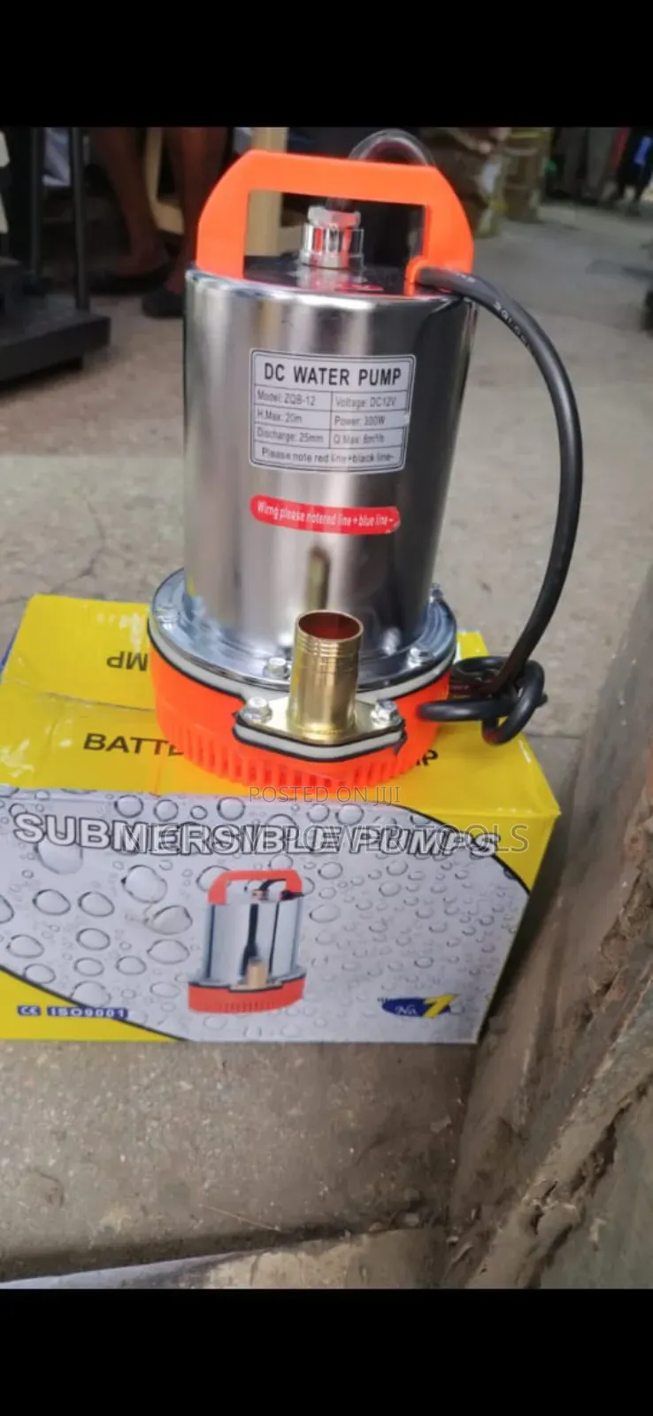 Solar Submersible Water Pump 12v 20mtrs