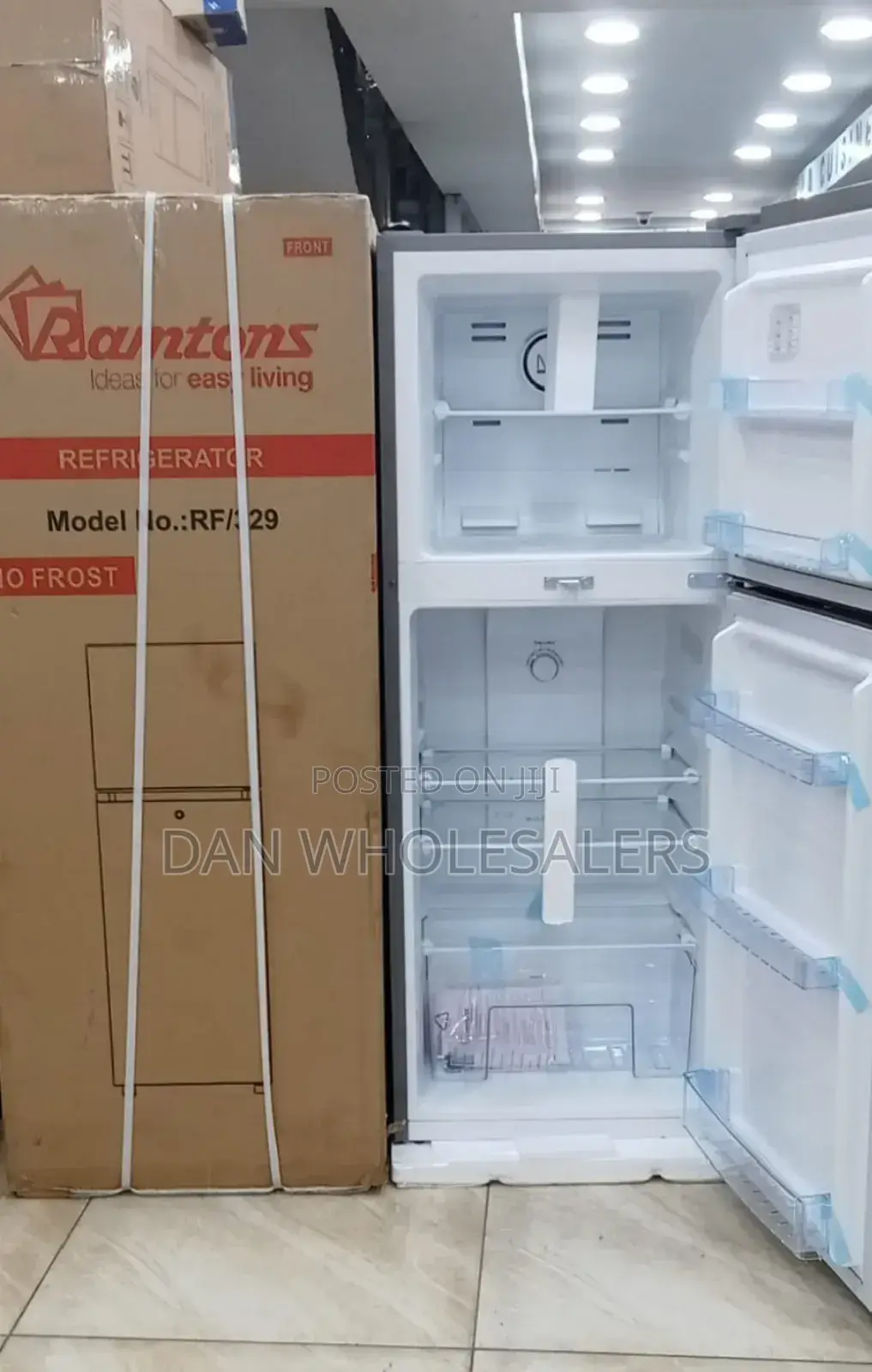 Ramtons 188 Litres Double Door, Silver- Rf/329