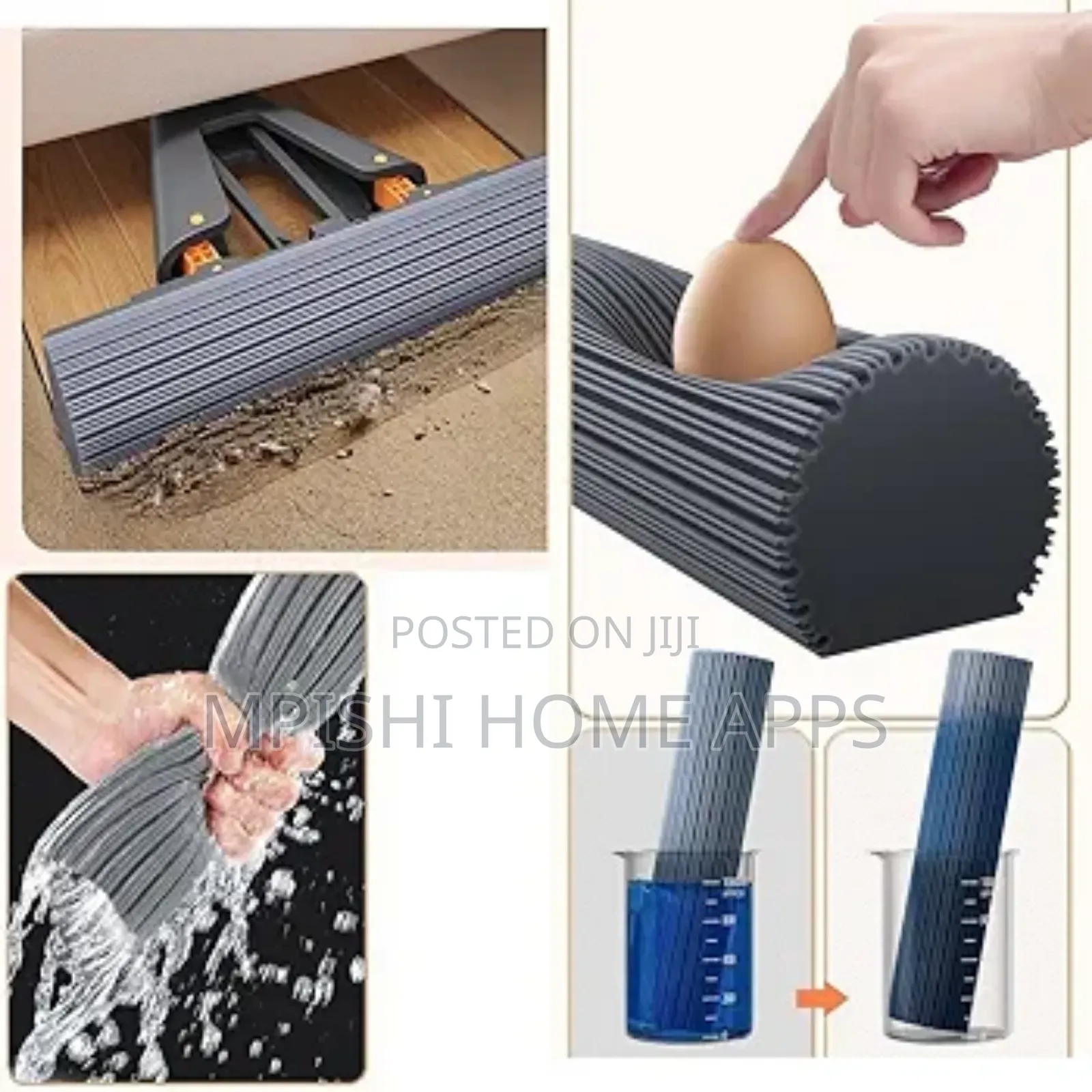 Self Wringing Soaking Sponge Mop, 38cm X110cm