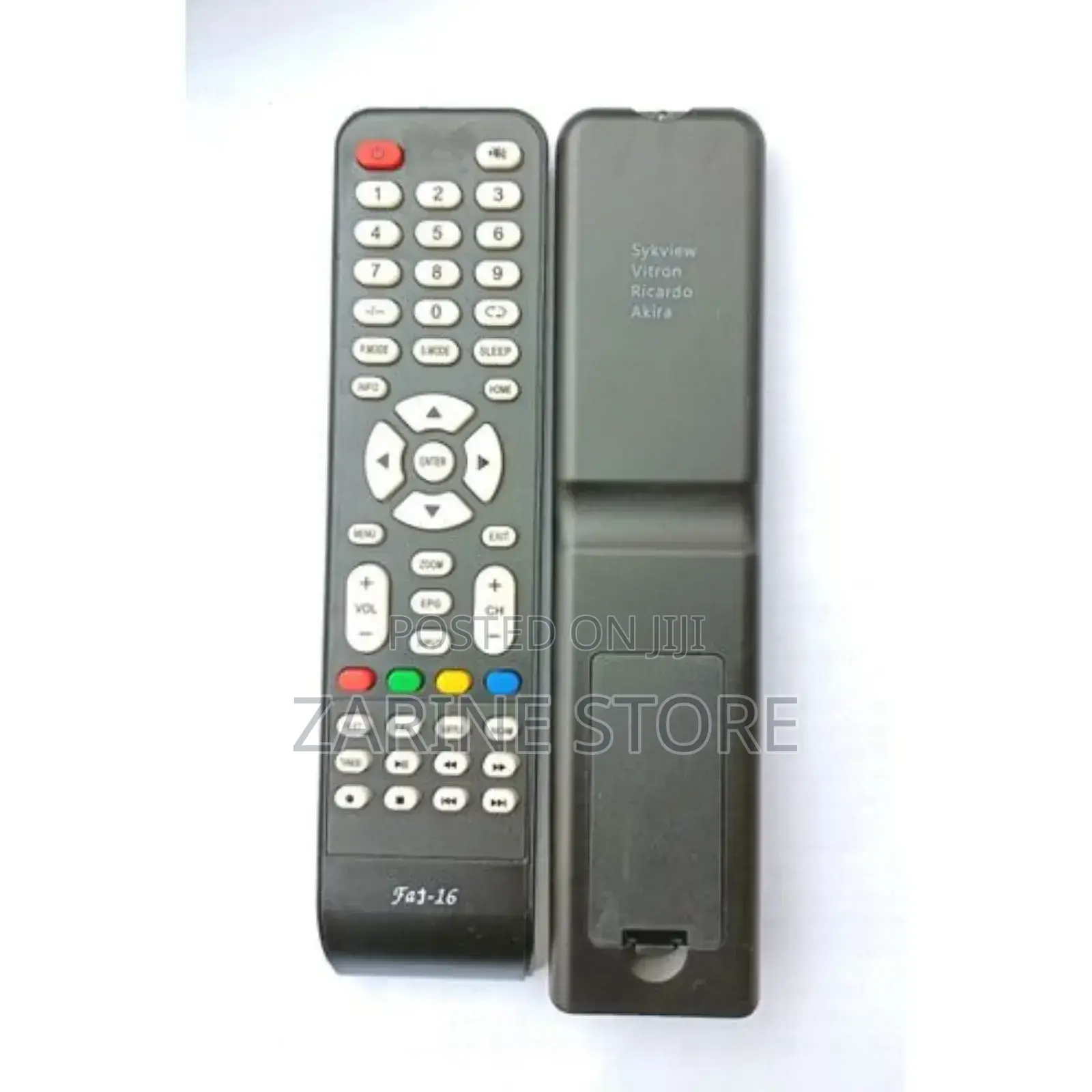 Skyview, Vitron, Ricardo, Akira Digital Tv Remote Control