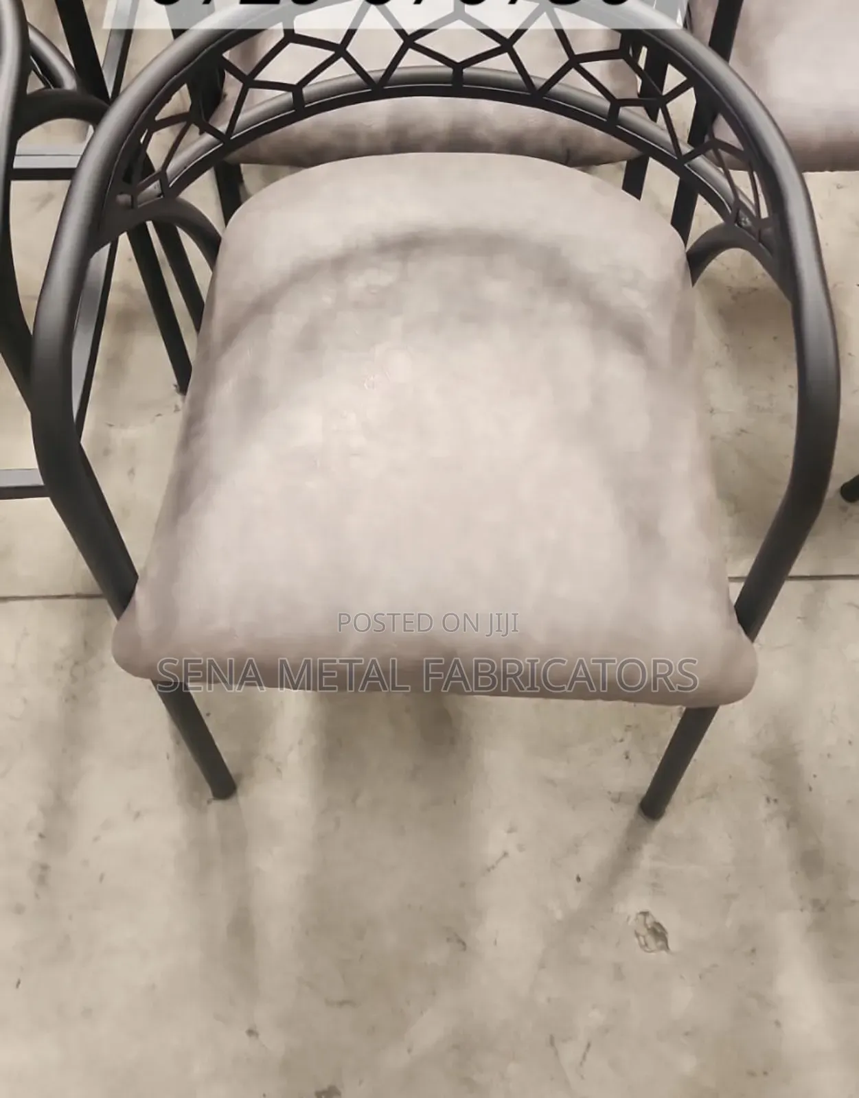 Restaurant Chairs With Powder-coating Finish.