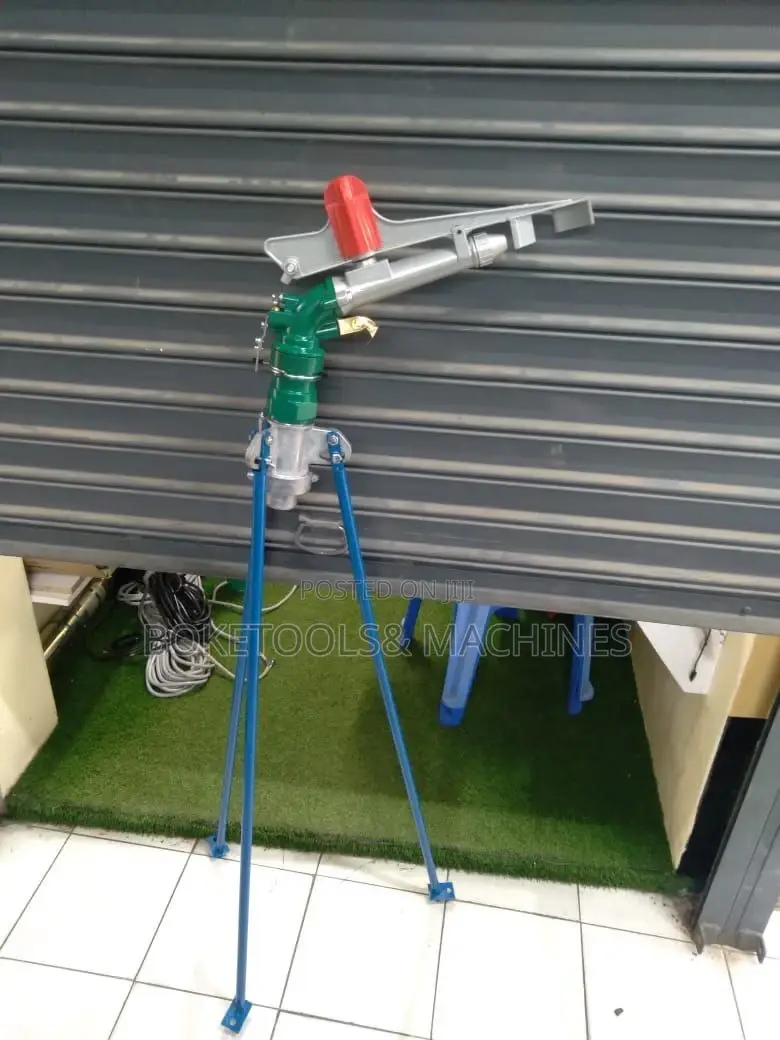Complete 2'' Raingun Sprinkler 50m Radius With Tripod Stand