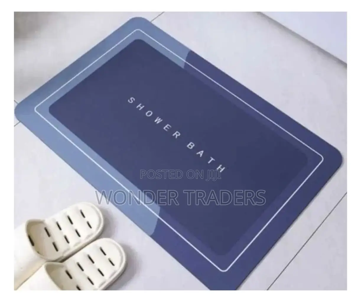 Antislip Absorbent Bathroom Mat* Provides a Slip- Resistant
