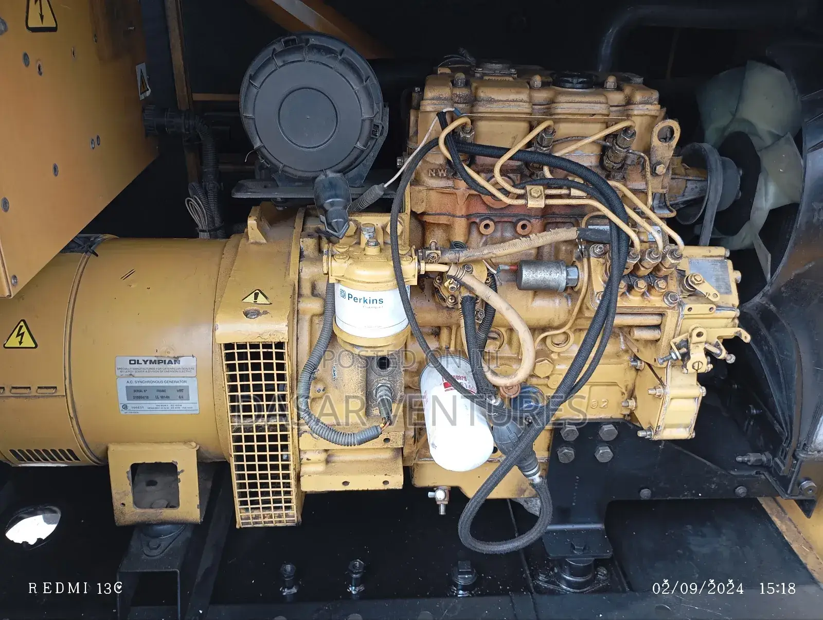 Generator Ex Uk 13kva Three Phase Perkins