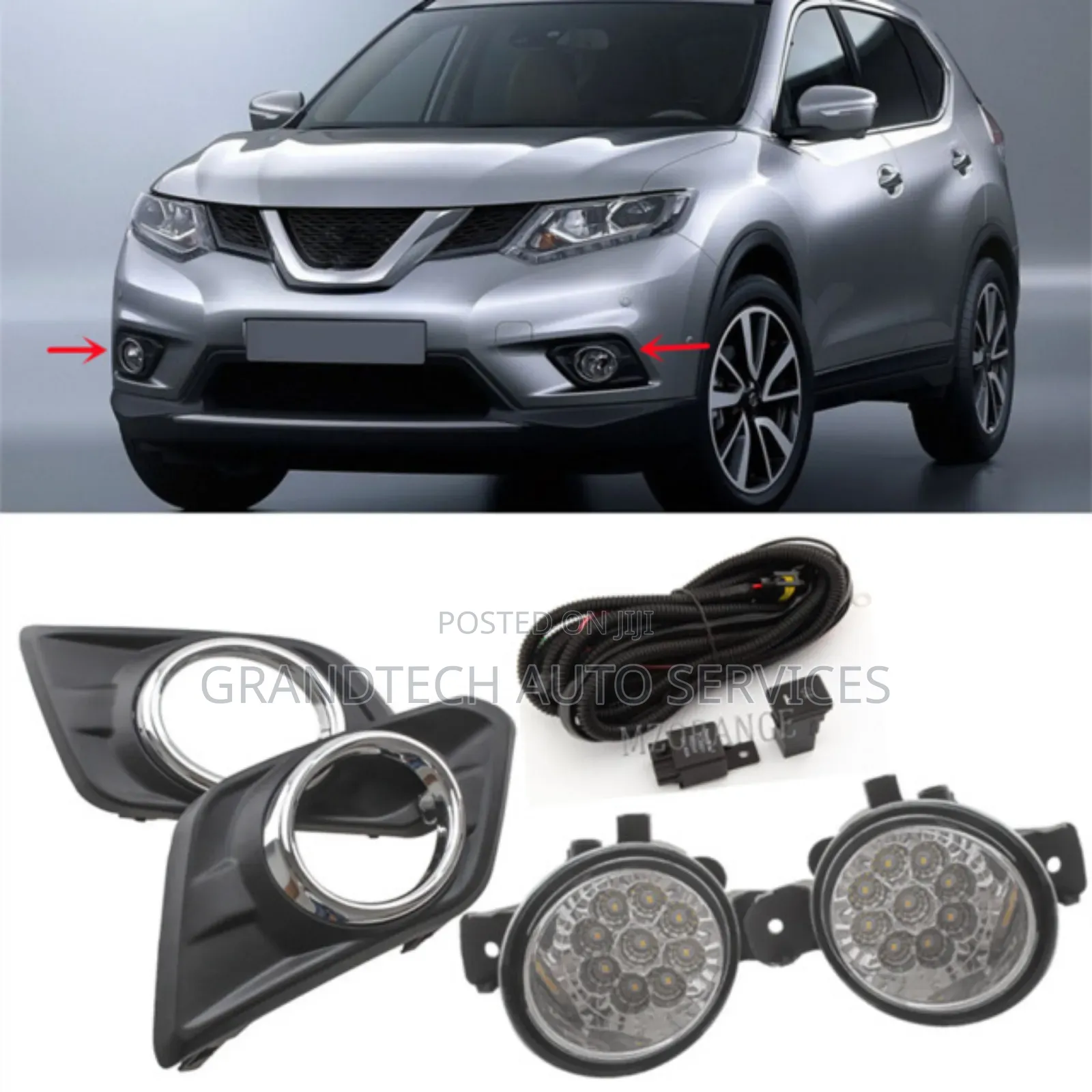 Nissan X-trail NT32 Foglights Complete Sets +Harness