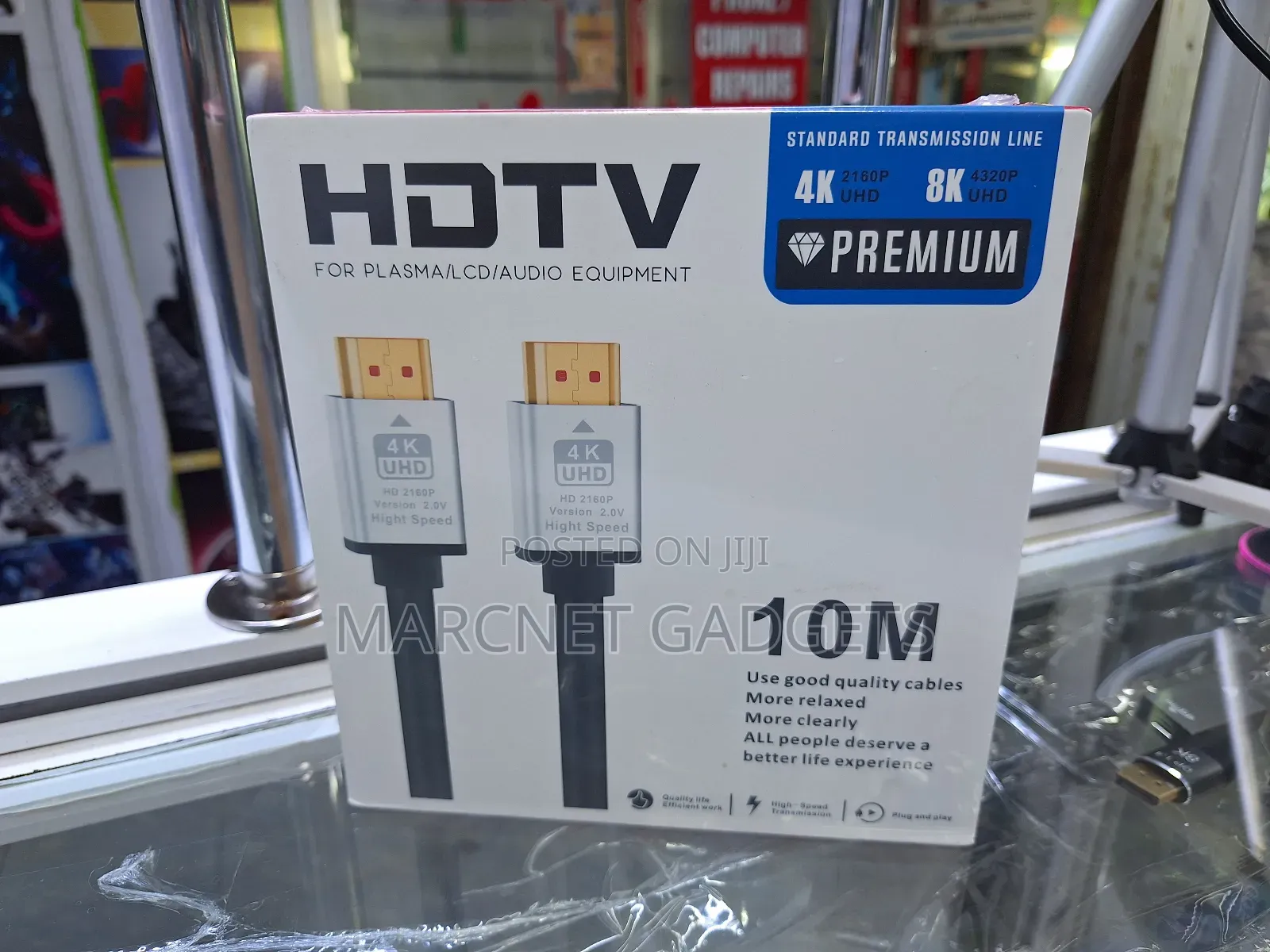 10m HDMI Version 2.0 2160 High Speed for Plasma LCD Audio