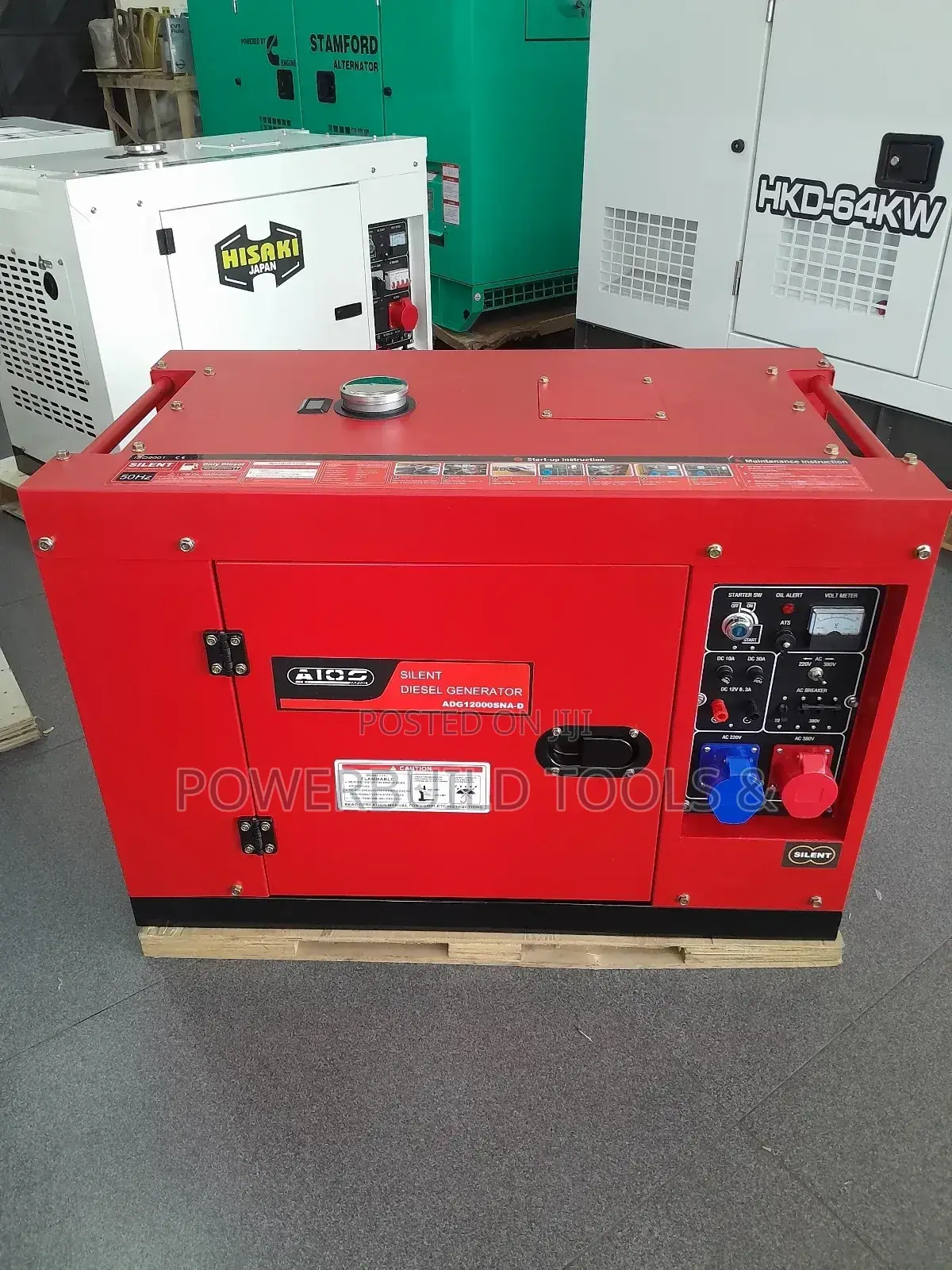 12.5KVA Dual Phase Aico Diesel Generator.