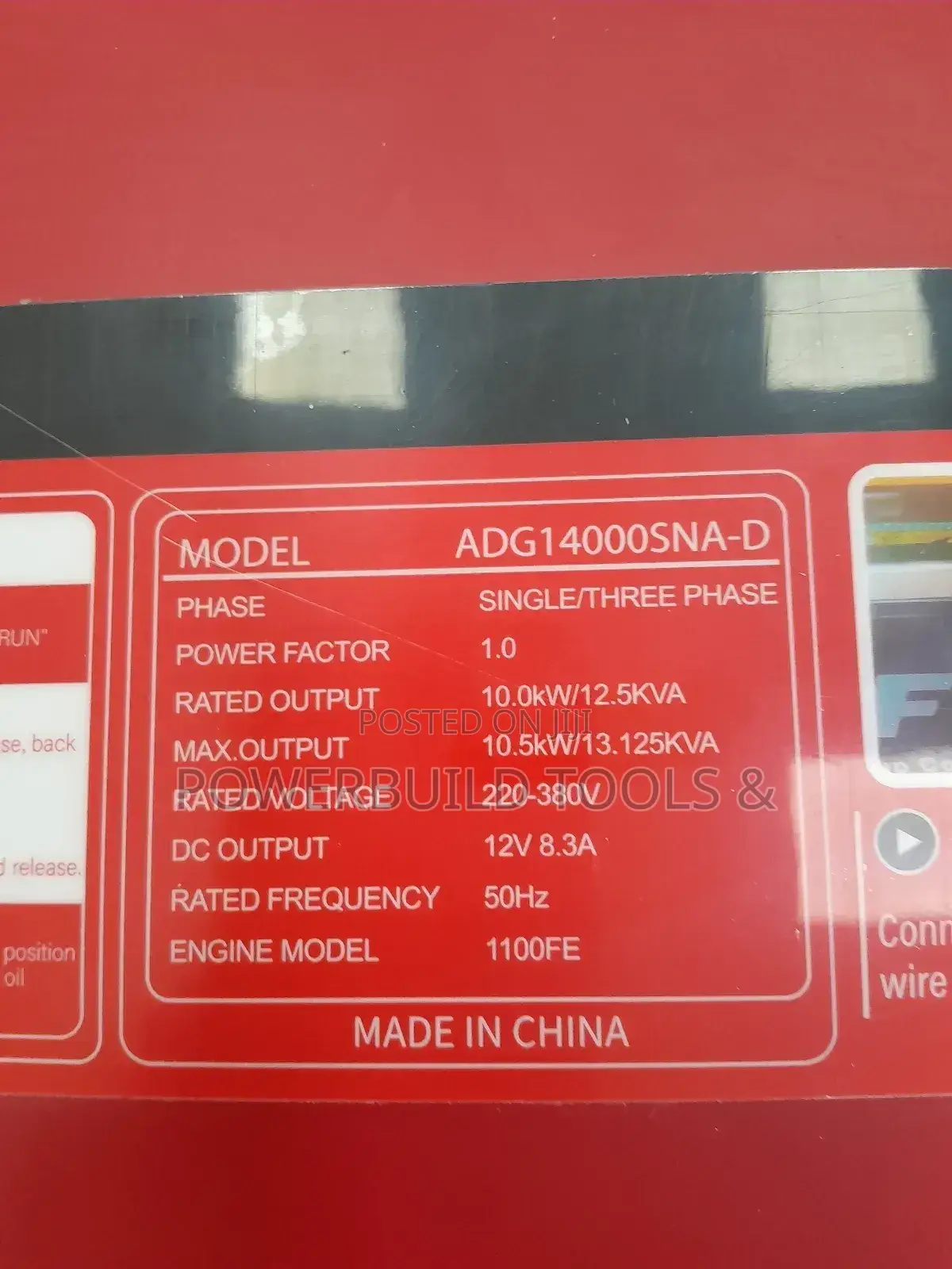 14KVA Aico Silent Diesel Generator/Dual Phase.