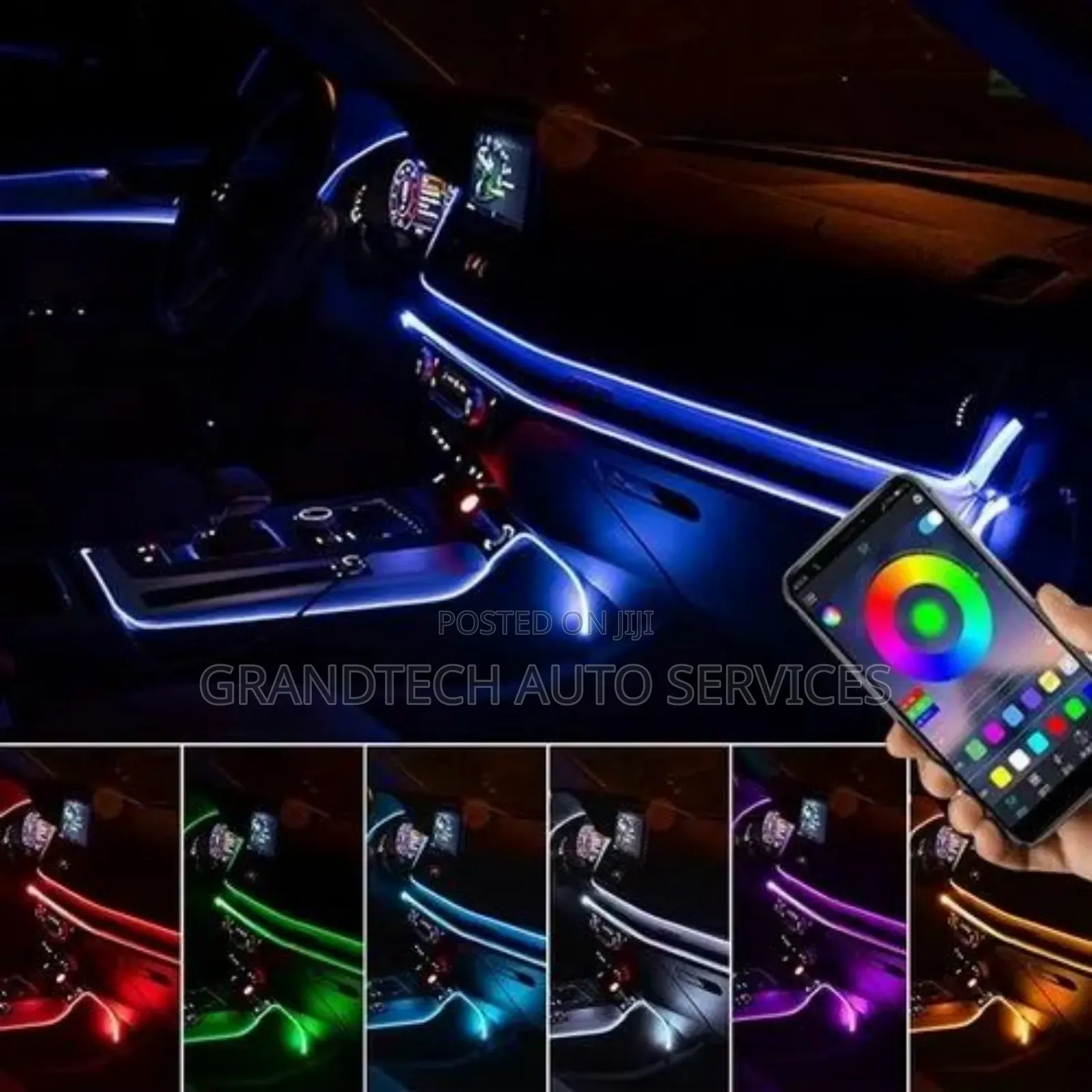 Car Interior Ambient Lighting