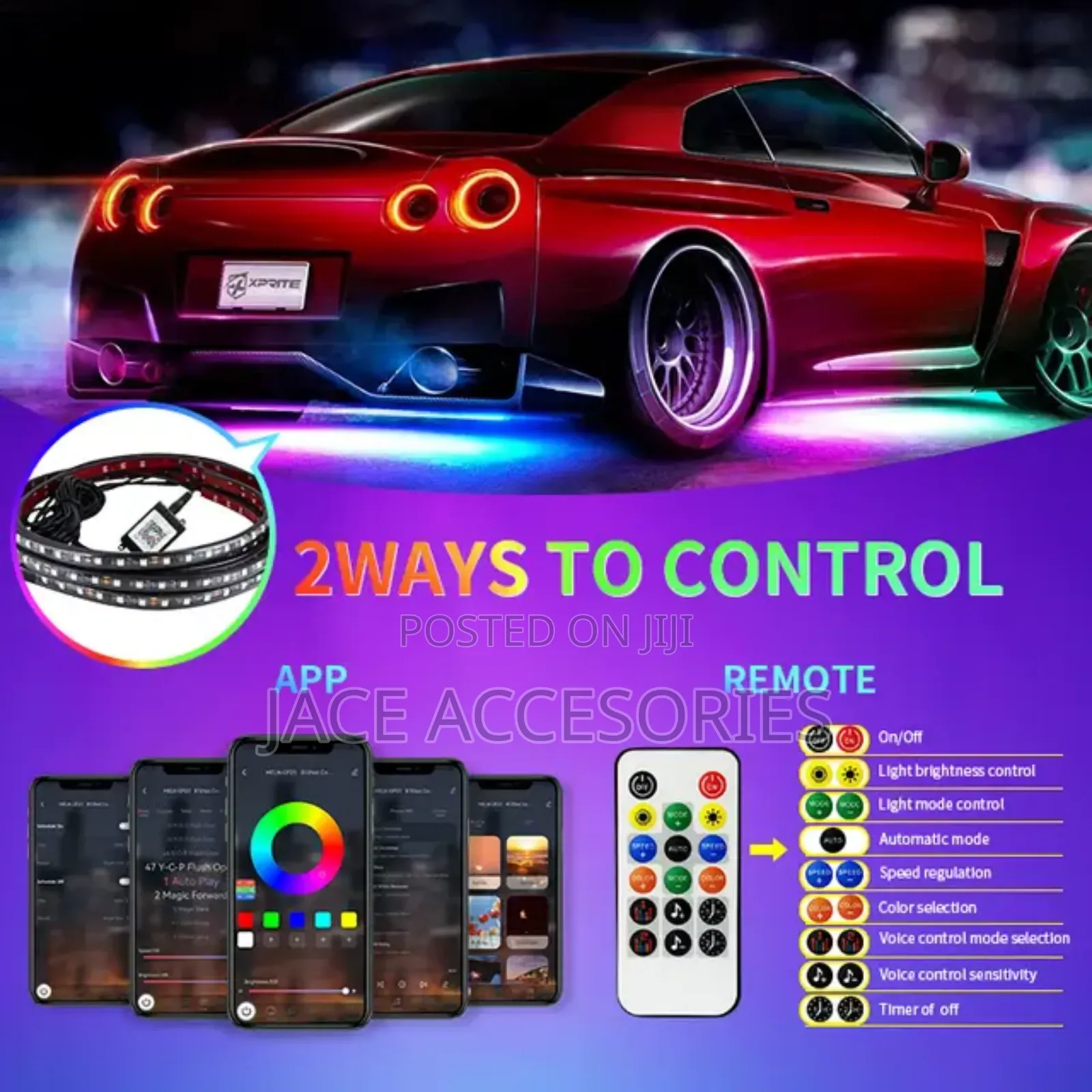 Latest Underglow Dream Color Chassis Lights