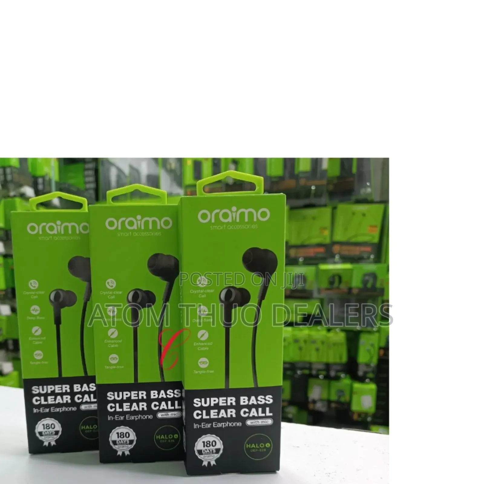 Oraimo Halo 4 OEP -E26 Supper Bass Clear Call in Earphon
