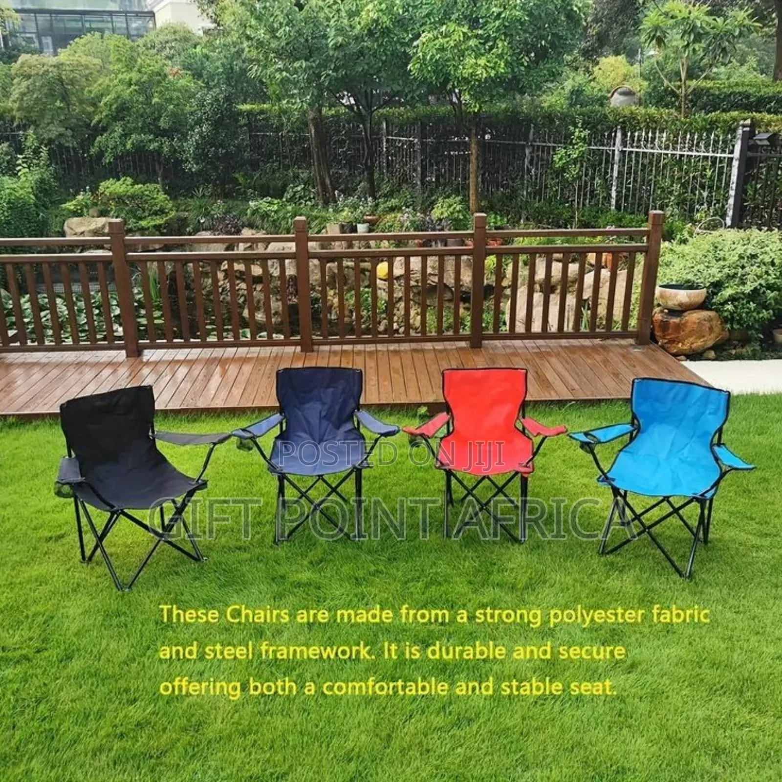 Outdoors Camping Chairs With a Carrier Case