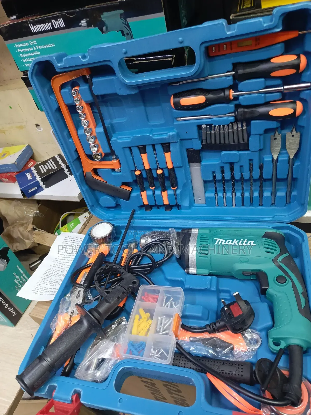 Makita Drill Corded Tool Kit Set