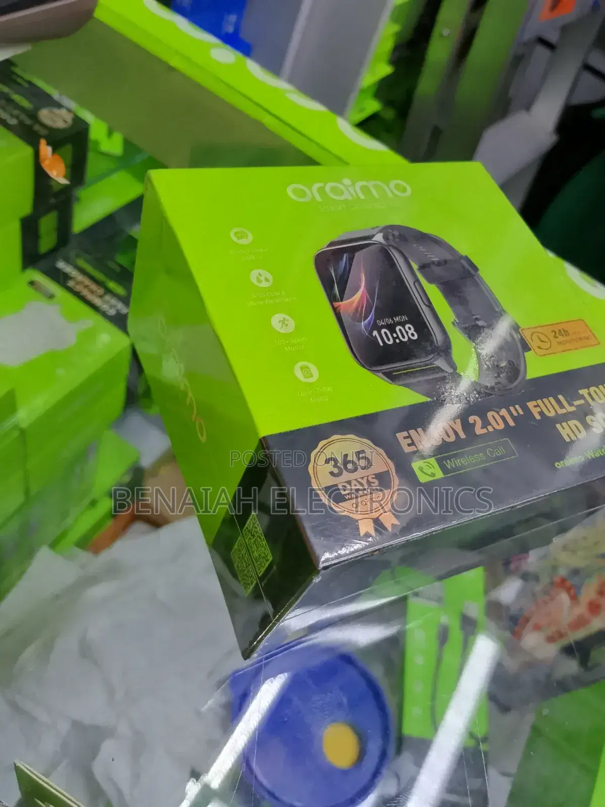 Full Touch Oraimo Smart Watch 4plus