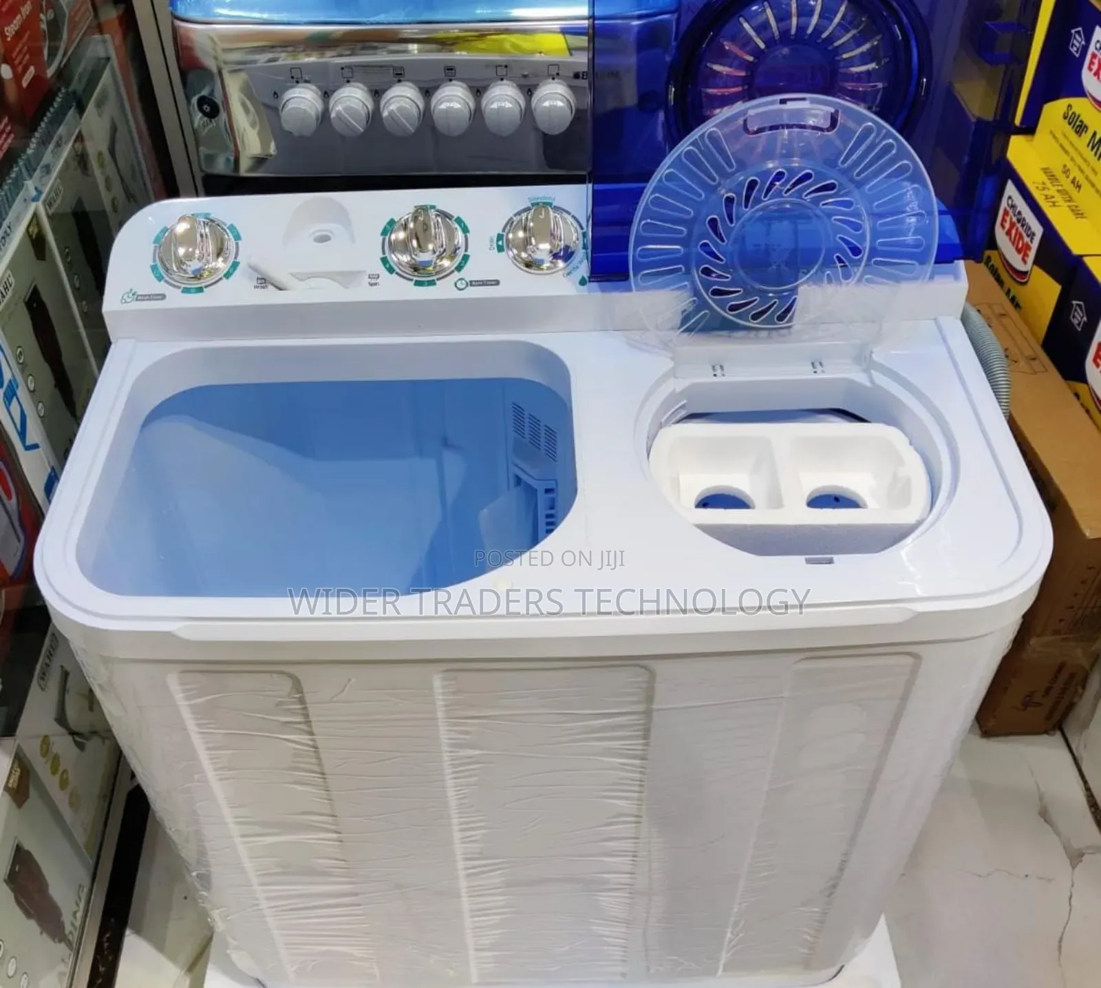 *Hisense Washing Machine 7.5kg Twin Tub White