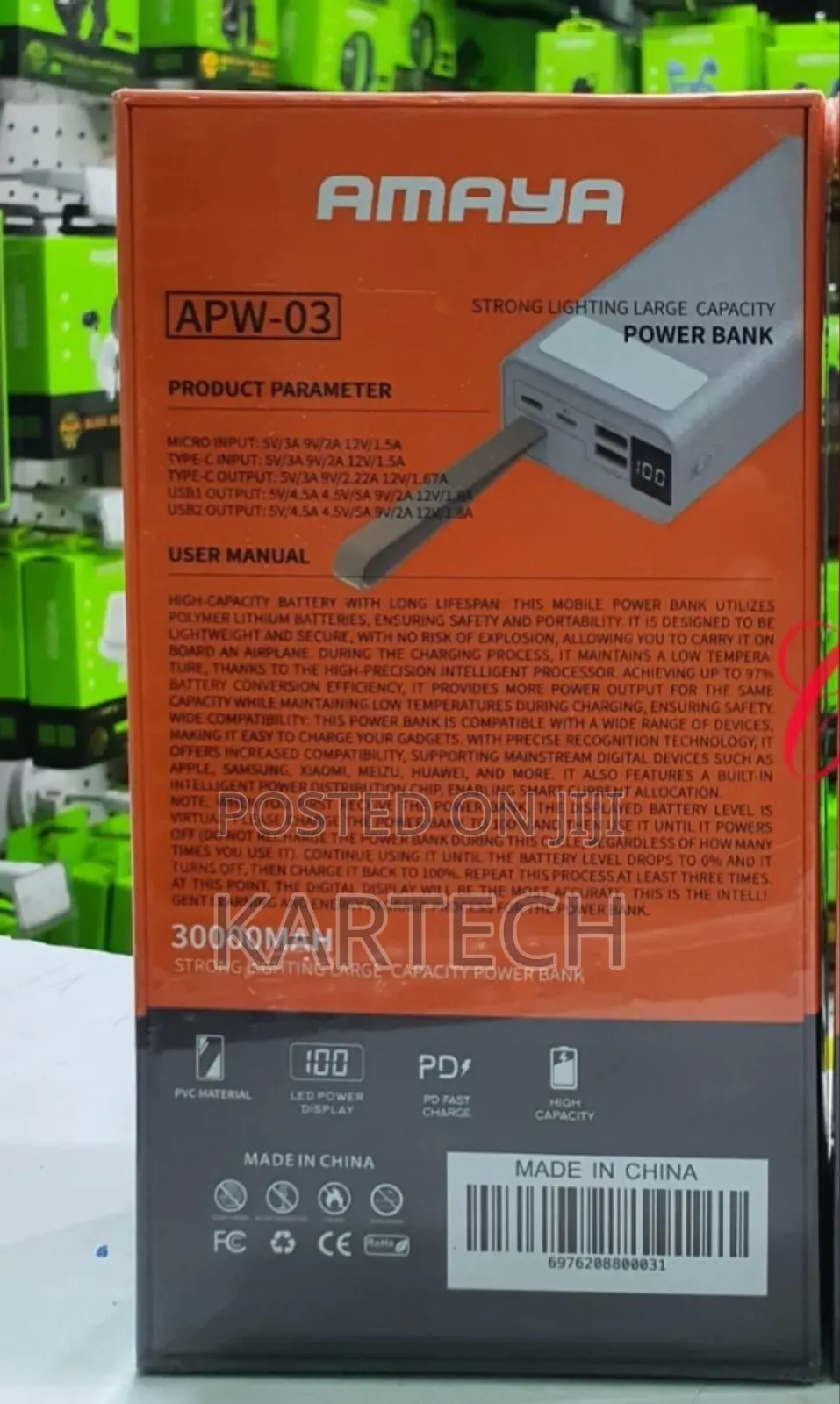 Amaya 22.5W 30,000mah Power Banks