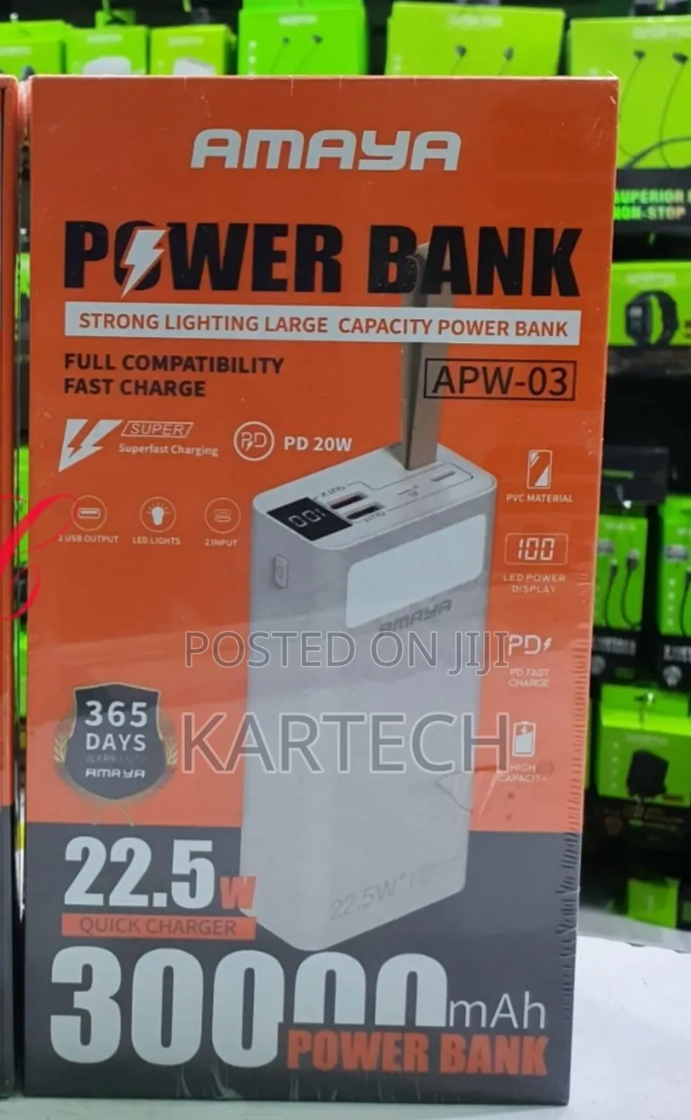 Amaya 22.5W 30,000mah Power Banks