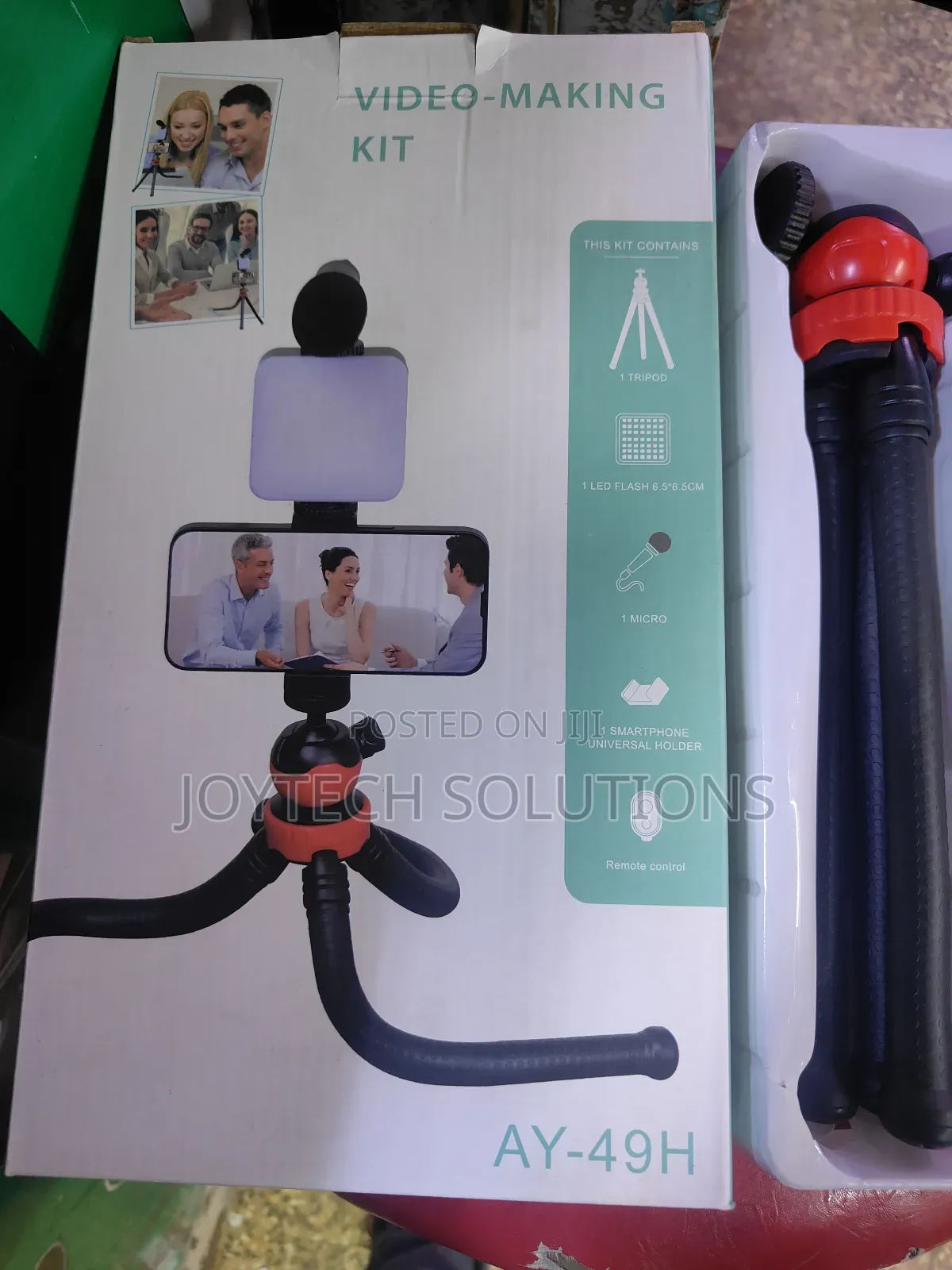 Table Stand Vedio Making Tripod Stand With Microphone.
