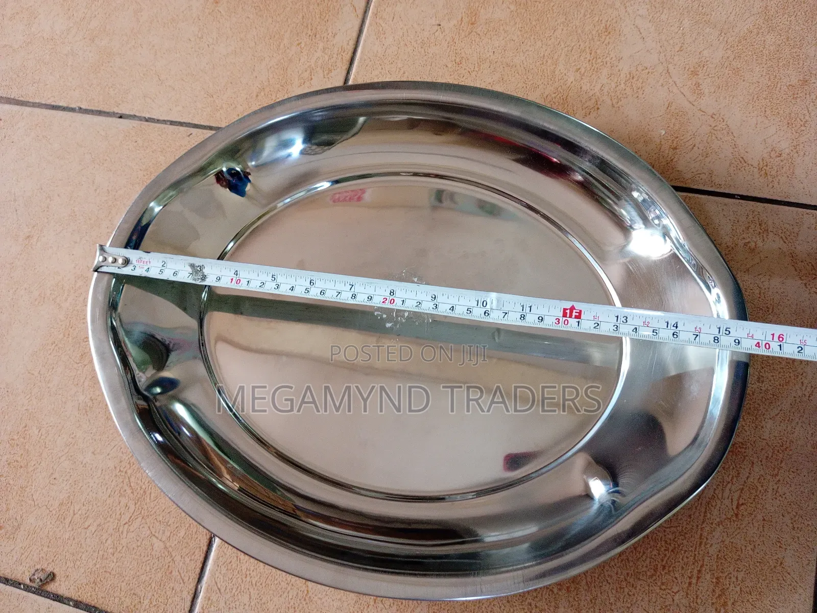 Stainless Steel Oval Serving Tray/Platter