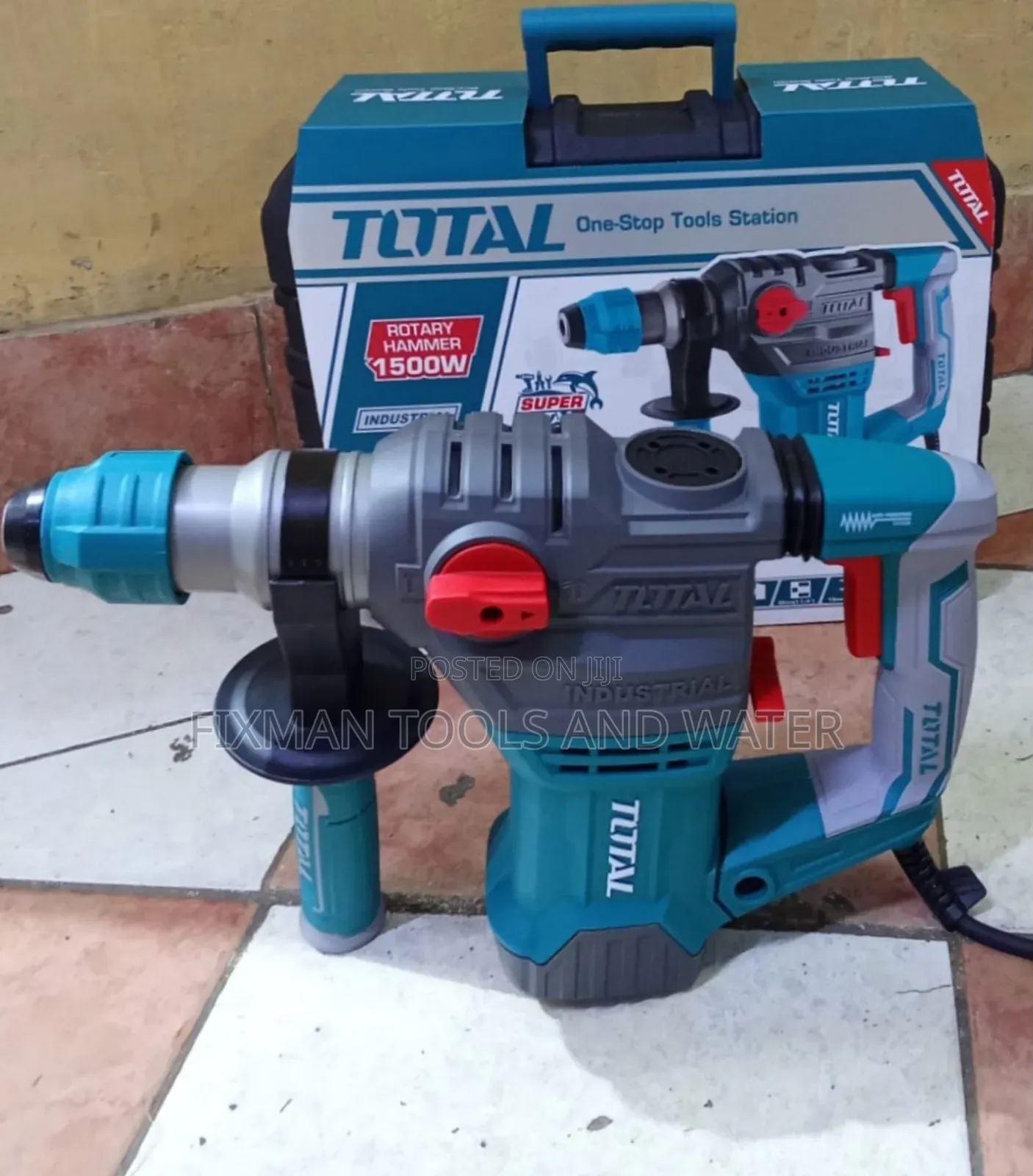 New Total Rotary Hammer Drill 1500W + Bitts