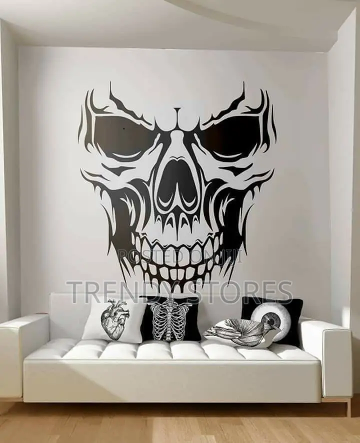 Vintage Skull Wall Sticker