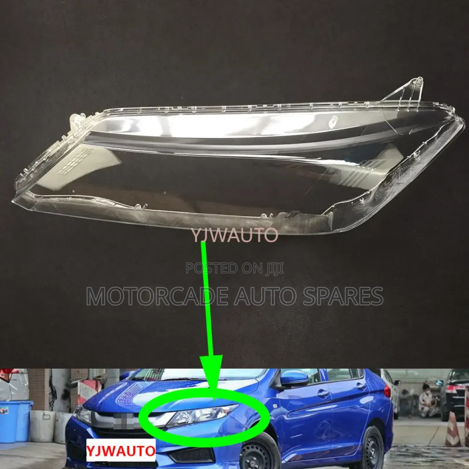 Honda Fit 2014-2016 Headlight Lens