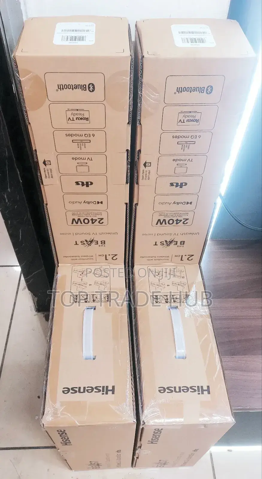 Hisense HS2100 2.1CH Sound Bar System Wireless Sub