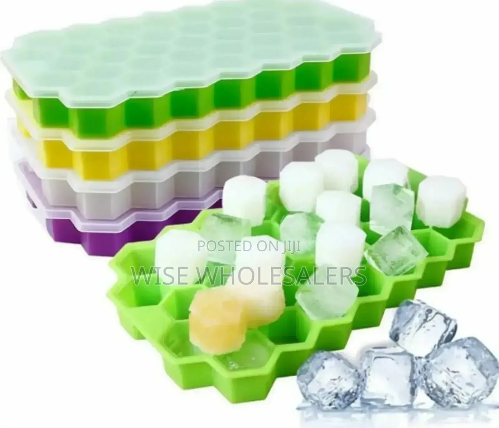 Reusable Honeycomb Silicone Ice Cube Mould