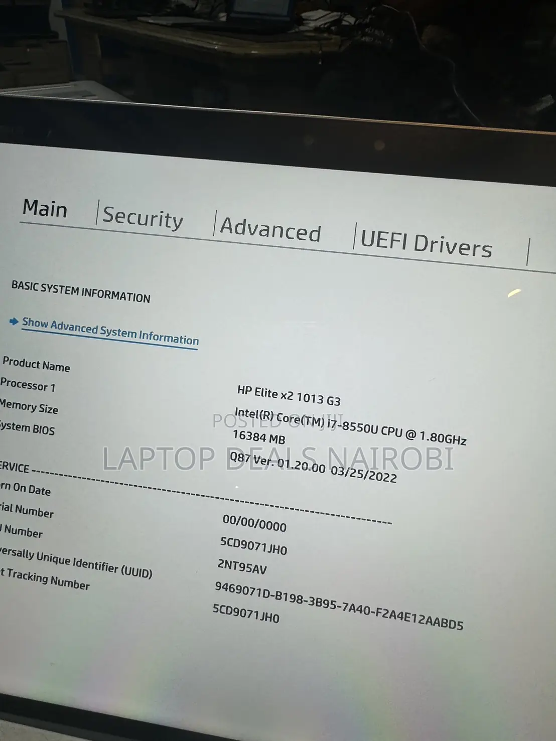 Laptop HP Elite X2 1013 G4 16GB Intel Core I7 SSD 256GB