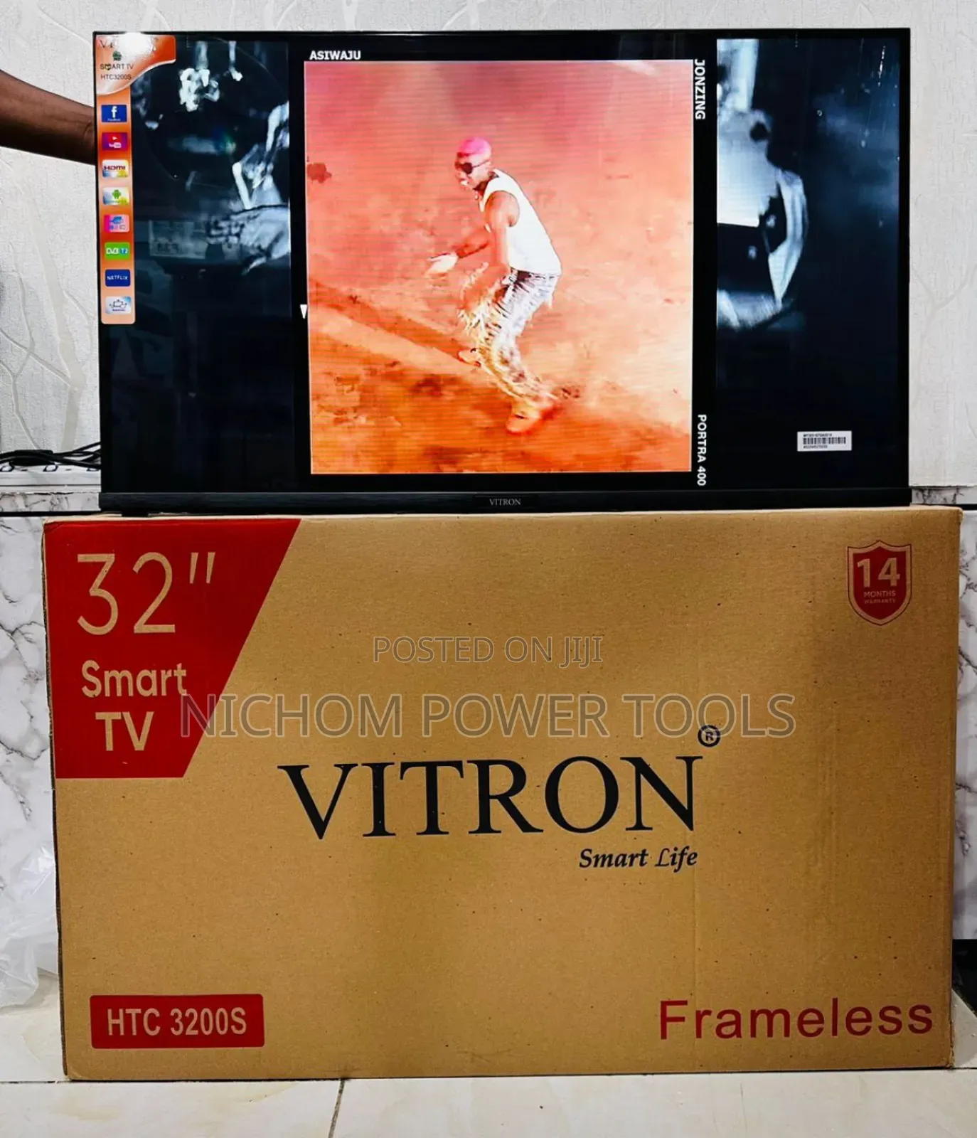 Vitron 32" Flameless Smart Tv