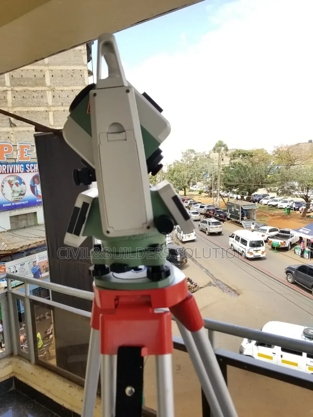 Total Station Laser Measurements Device