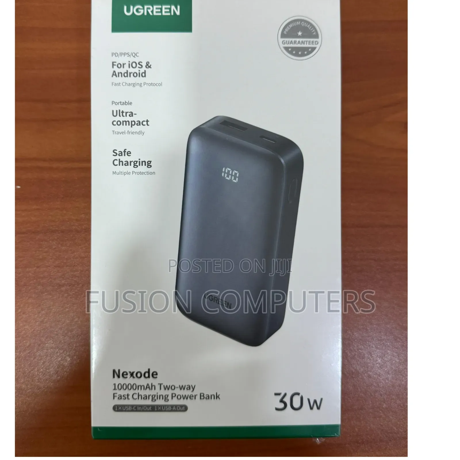 Ugreen Pb502-25185 Power Bank 10000mah 30w Pd Usb-C 30w