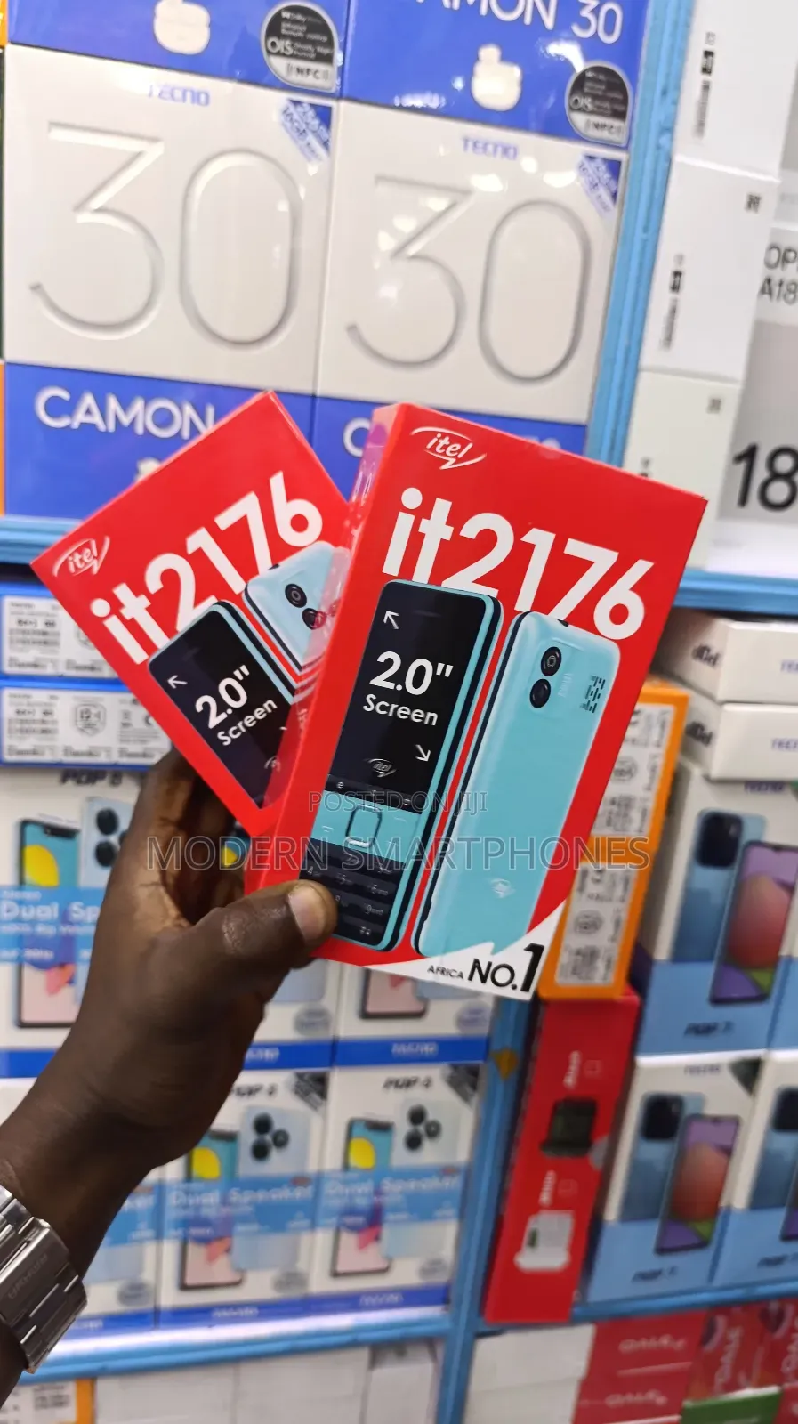 New Itel it2176 Black