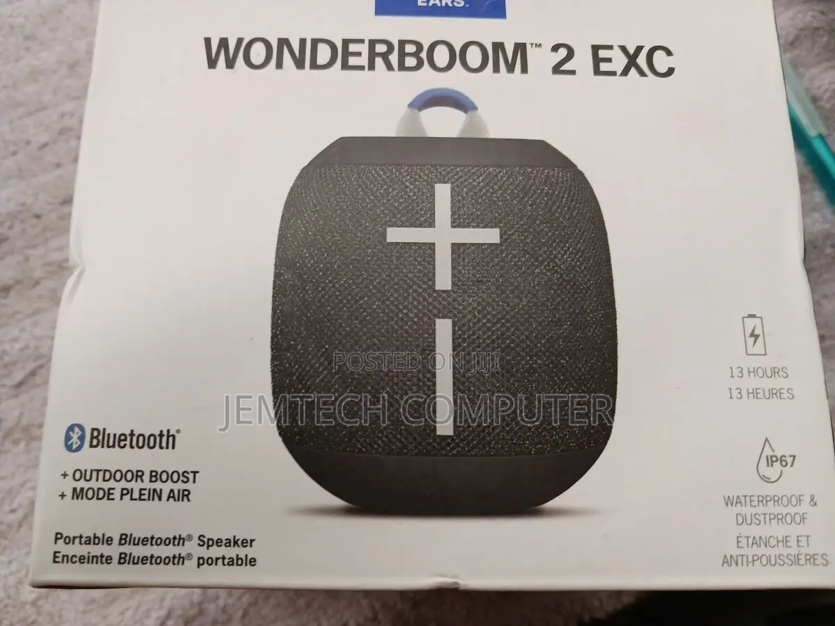 Logitech Ultimate Ears Wonderboom 2 Deep Space Speakers`