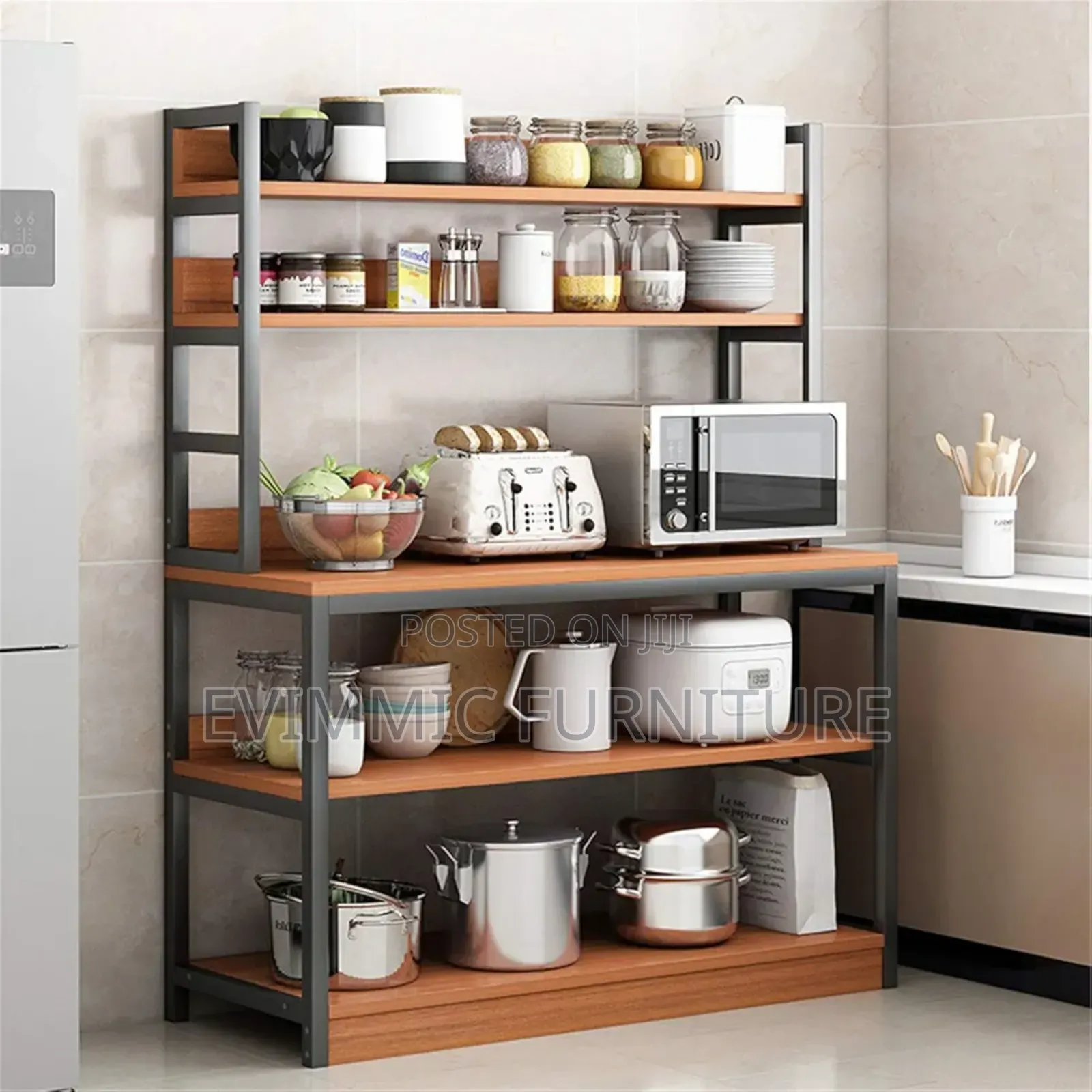Trapezoid Kitchen Organizer Shelf