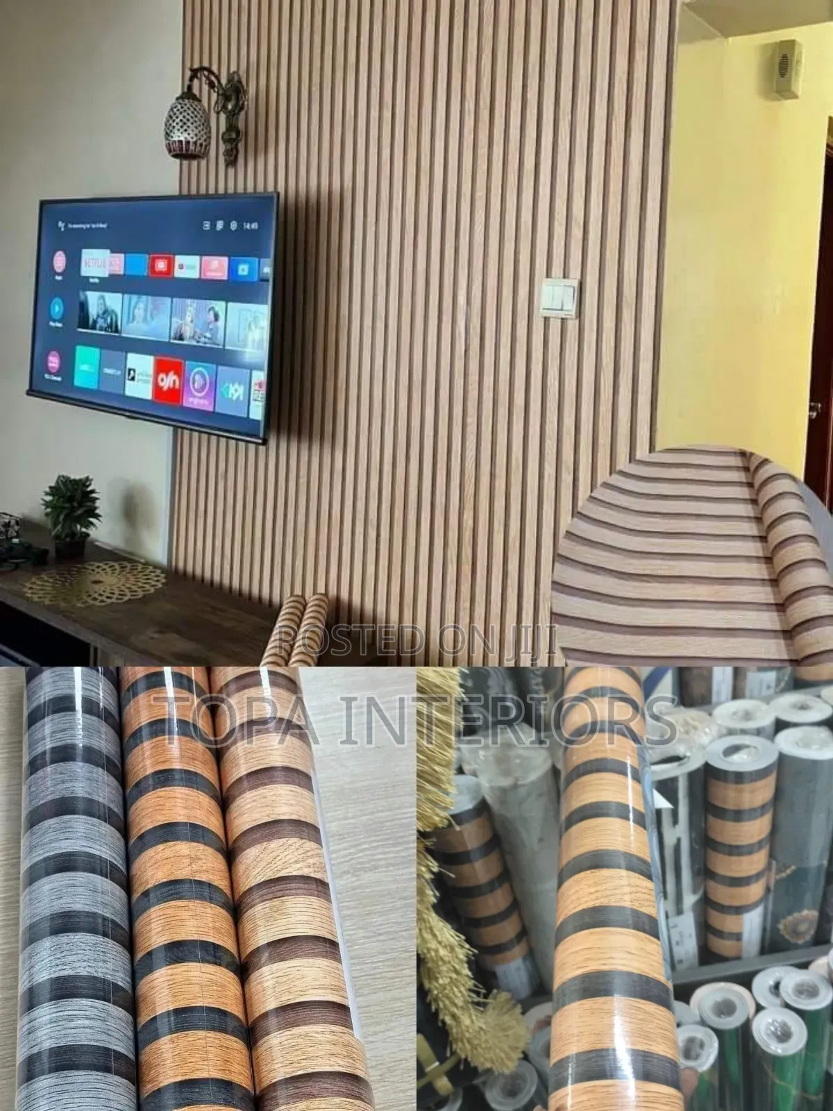 Wall Decor Elegant Wallpapers Wooden Look Wallpapers