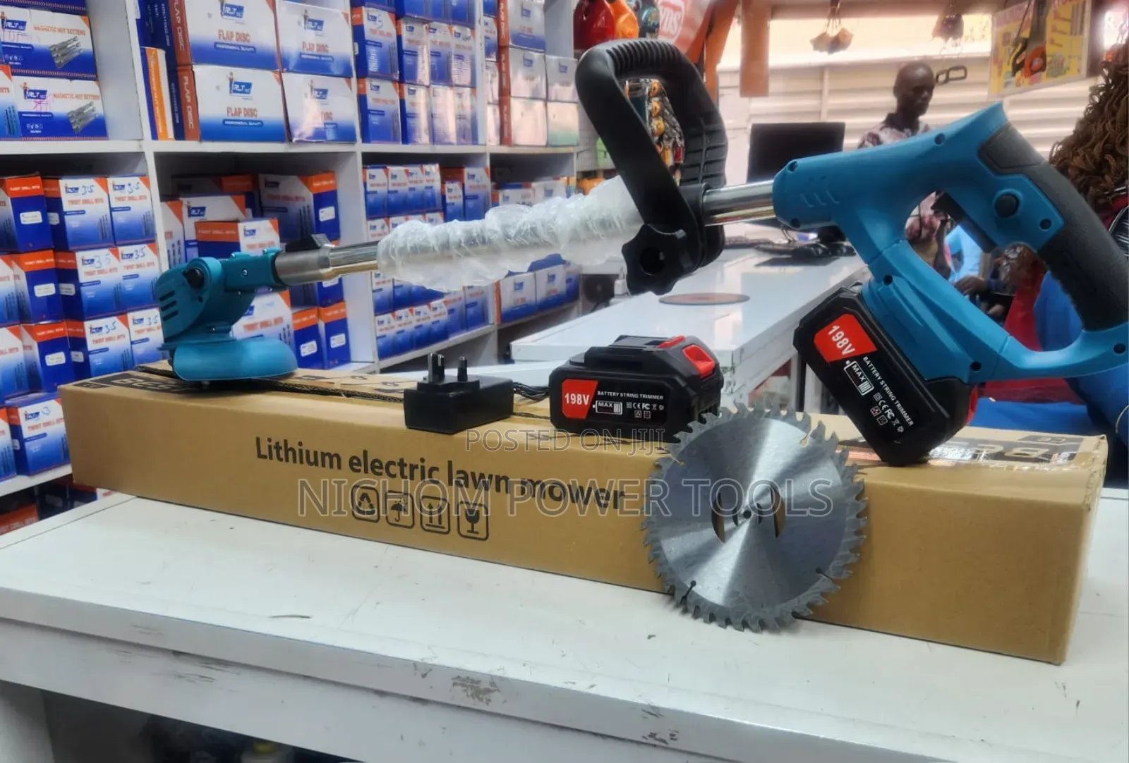 198v Cordless Brushcutter/Brush Cutter/Lawn Mower