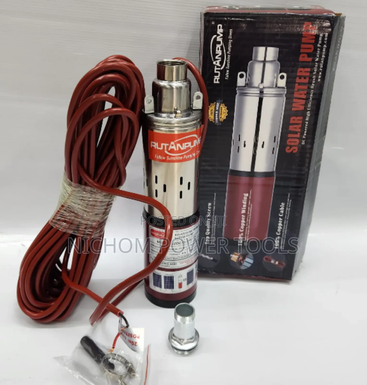 Battery Free Rutan 250watts Solar Submersible Water Pump