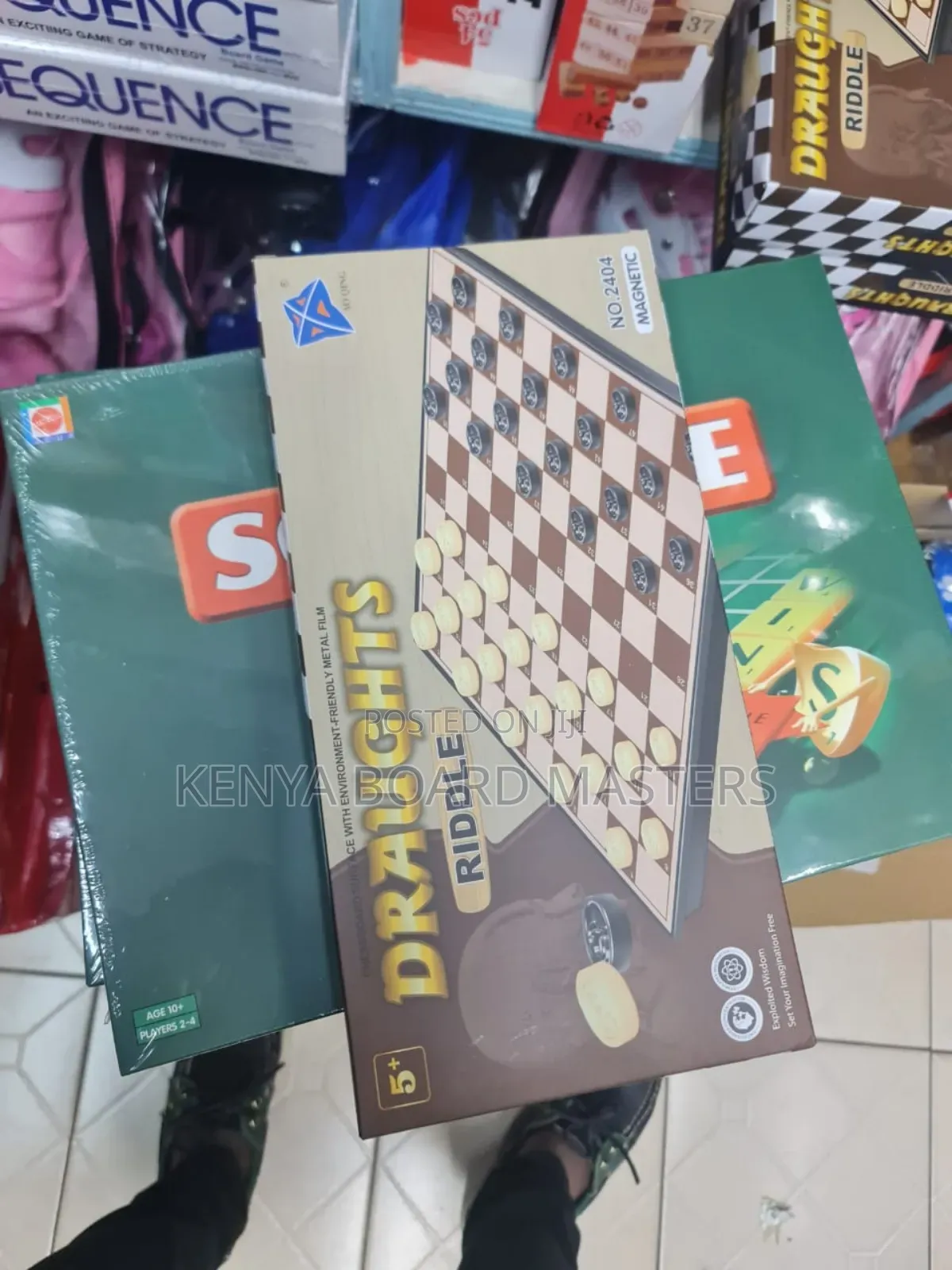 Draughts Riddle**Draughts on Sale