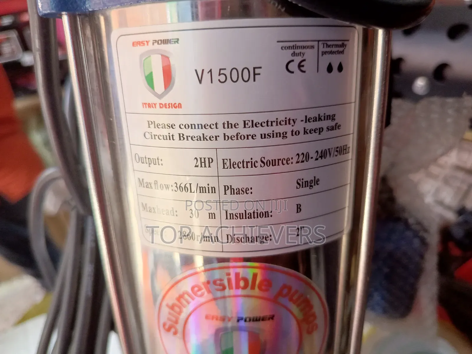 Electric Sewage Pump 2hp 30m