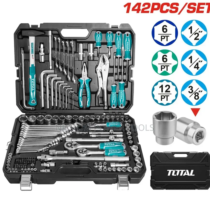 Total THKTHP21426 142 PCS Combination Tools Set