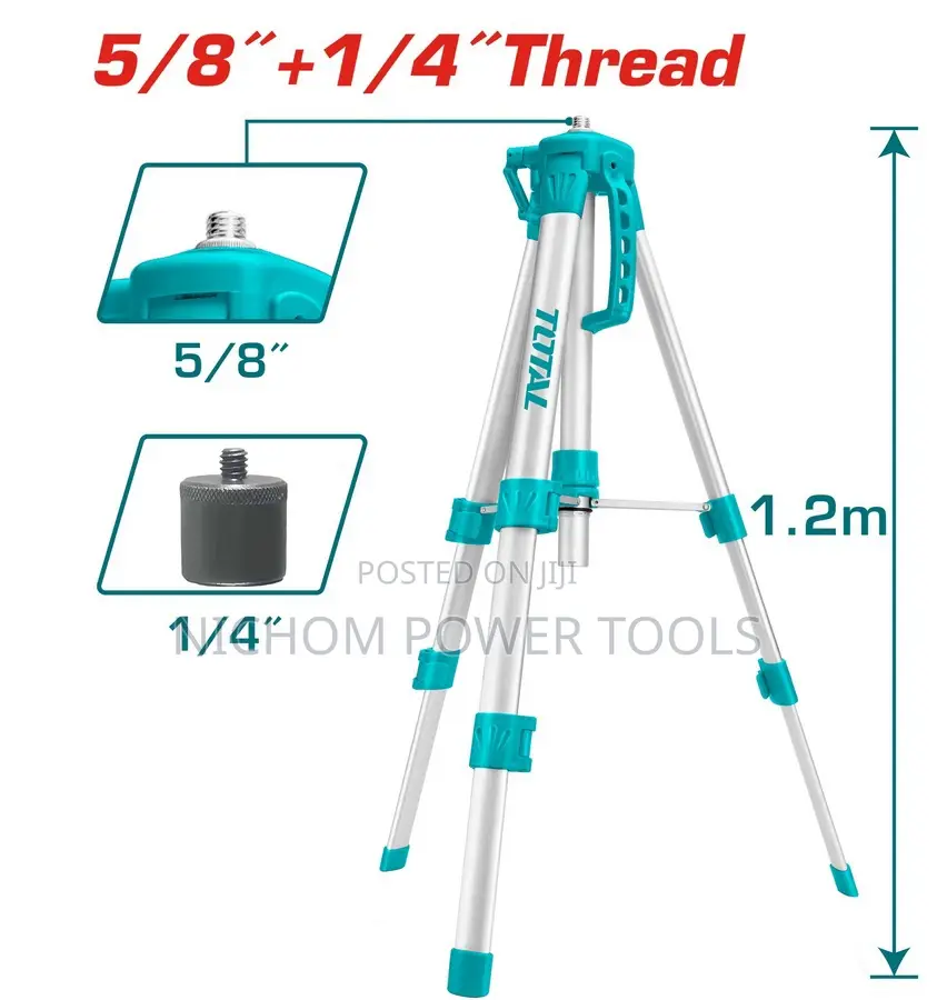 Total Tripods for Laser Levels