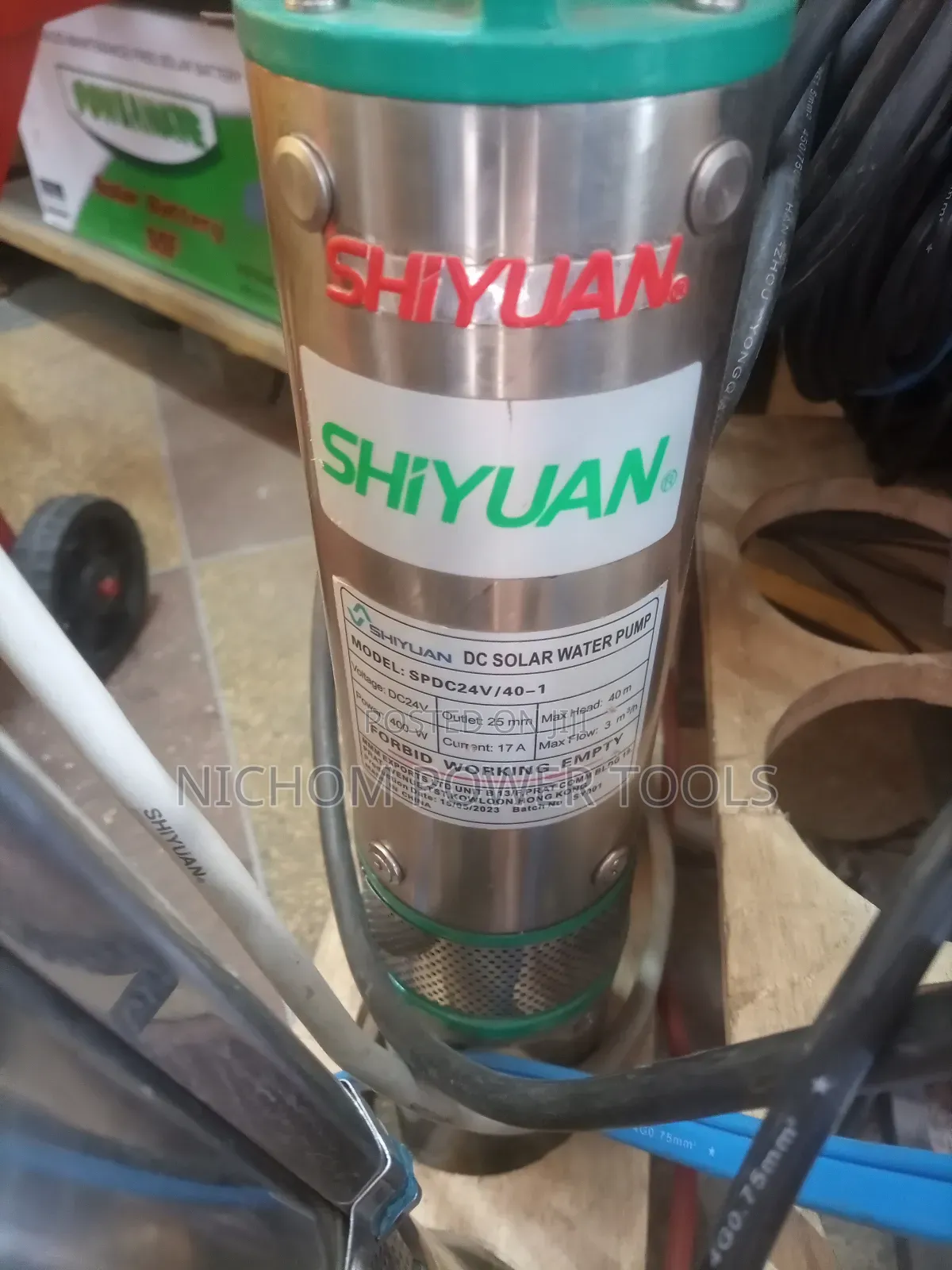 Shiyuan 24v 400watts Dc Solar Submersible Water Pump