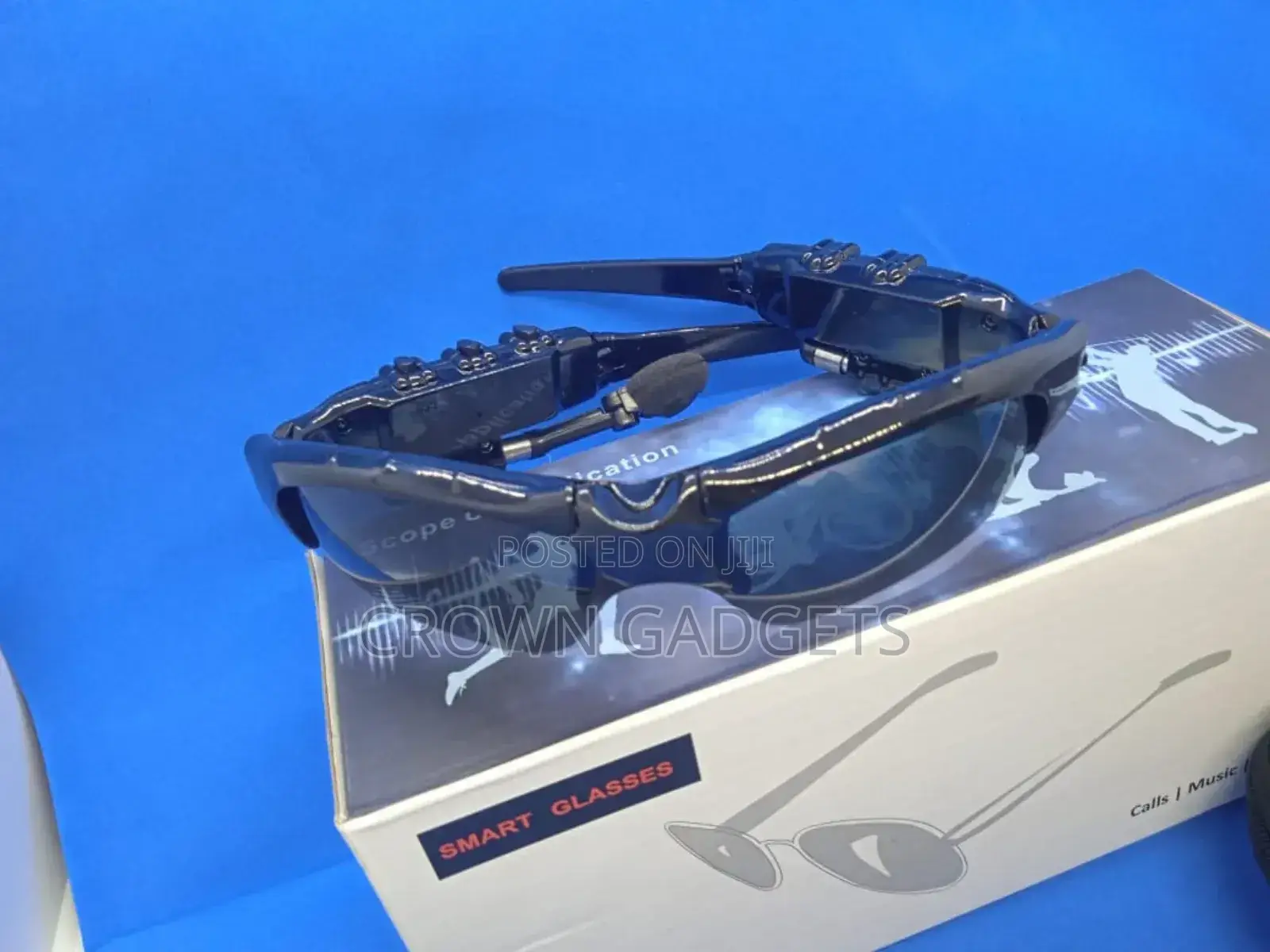 Bluetooth Headset Sunglasses for All Smartphones (Black)