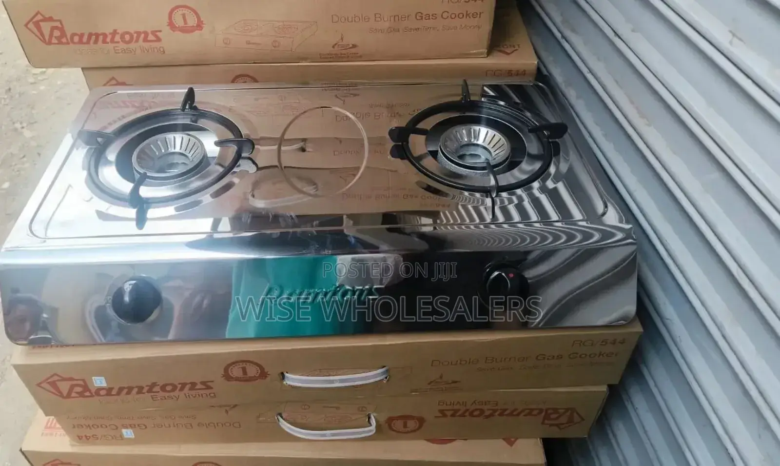 Ramtons Rg/544 Double Burner Gas Cooker °°^