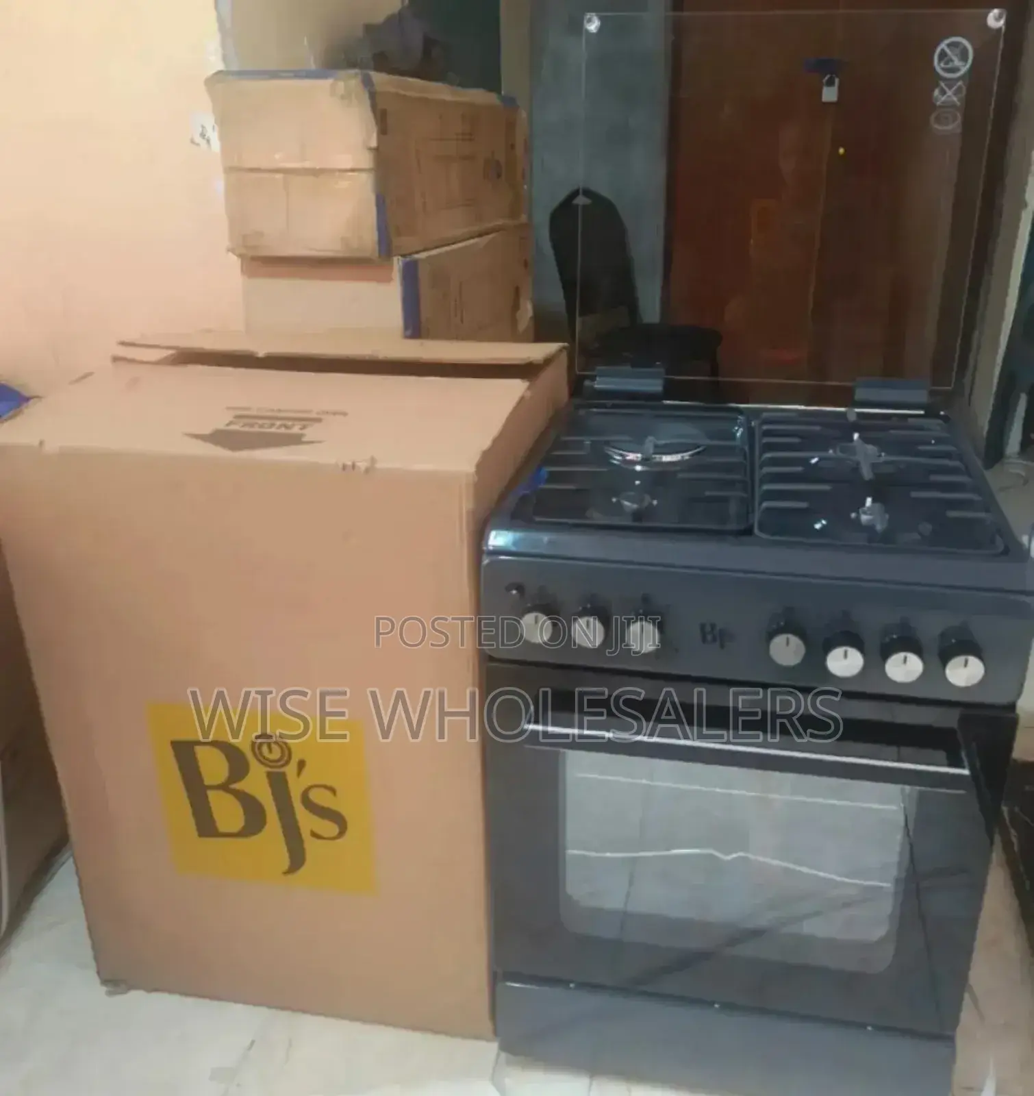 Bjs Standing Cooker 60x60 3-gas+1 Hot Plate